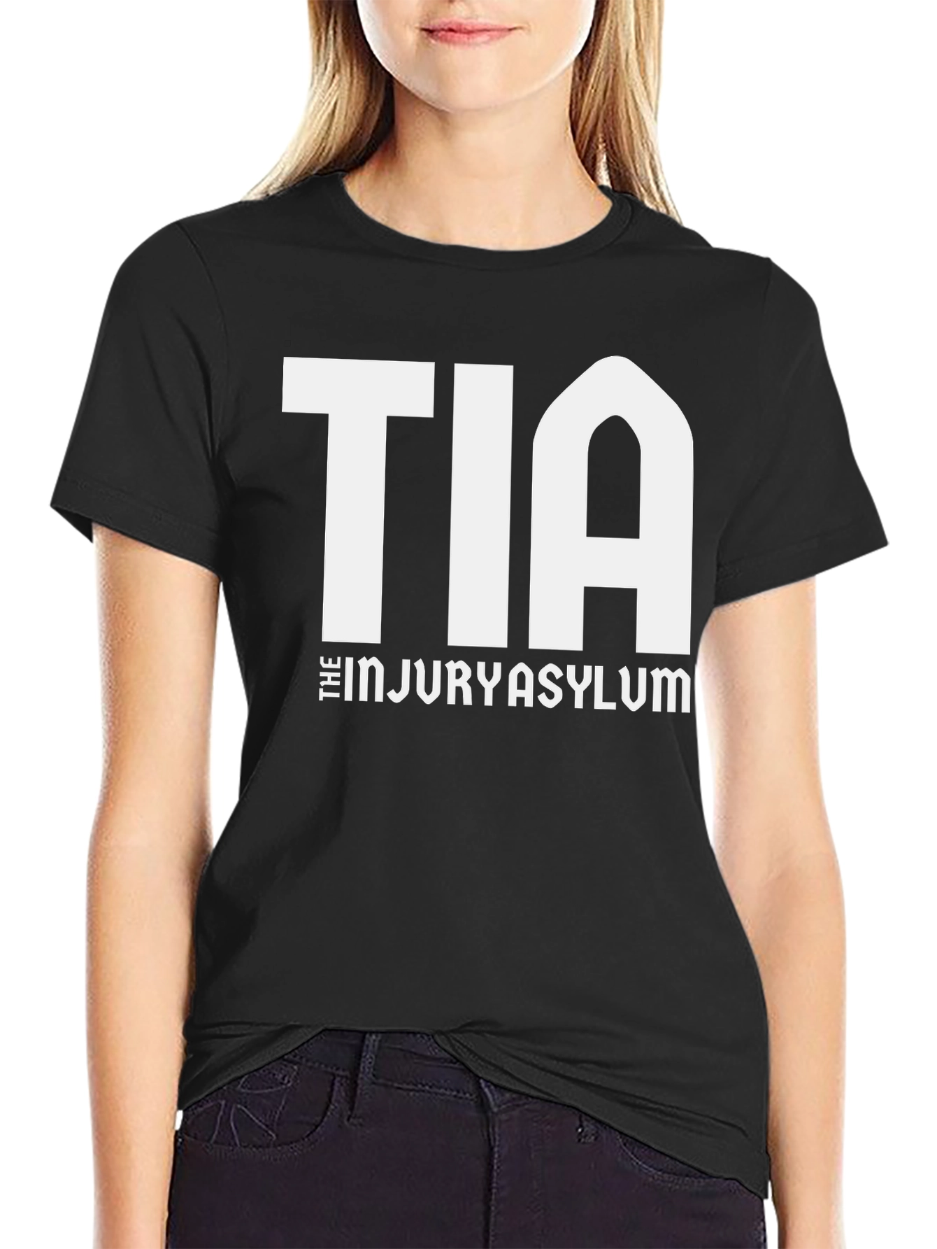 TIA The Injury Asylum Black T-Shirt