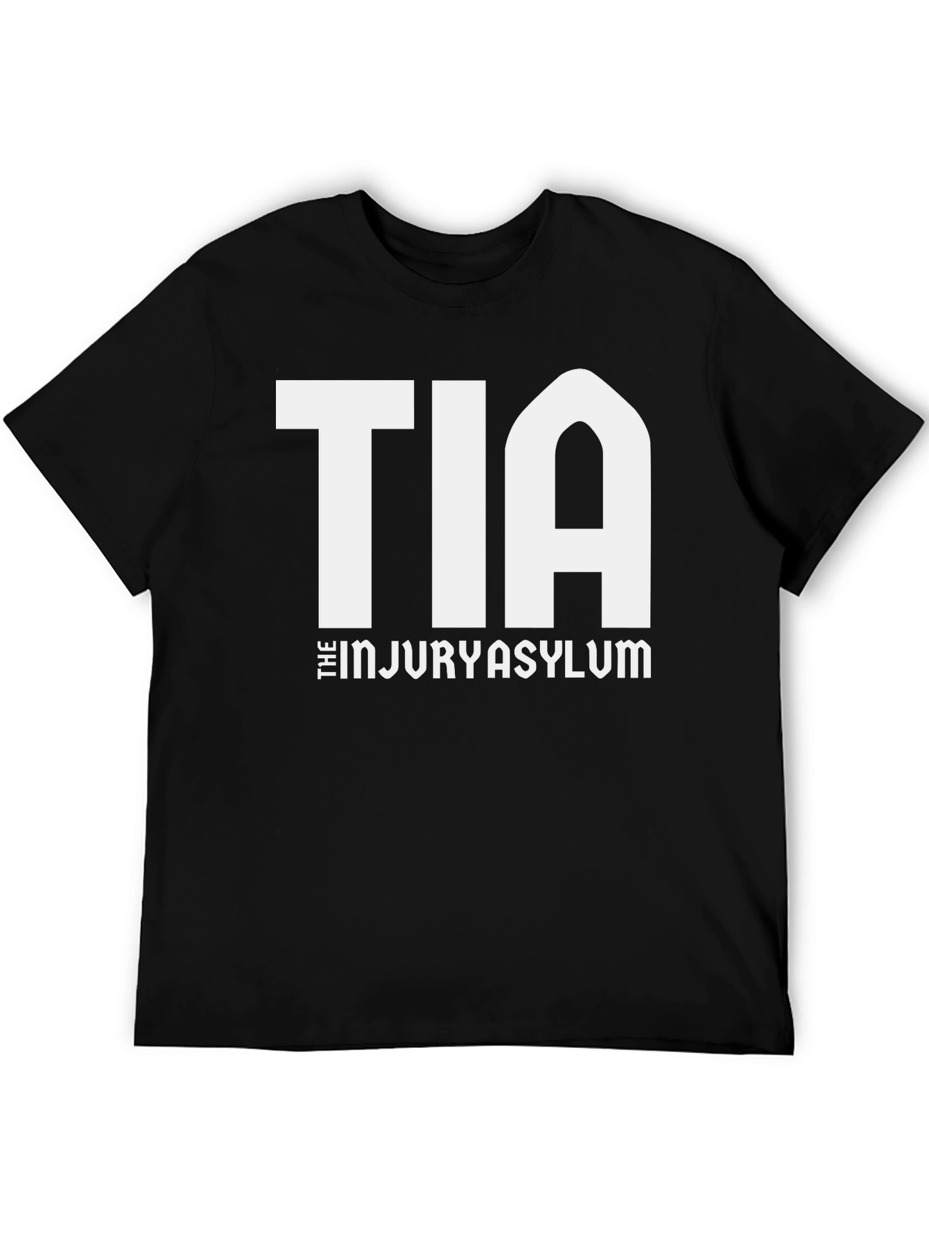 TIA The Injury Asylum Black T-Shirt