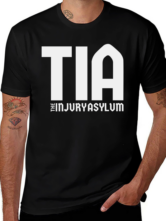 TIA The Injury Asylum Black T-Shirt