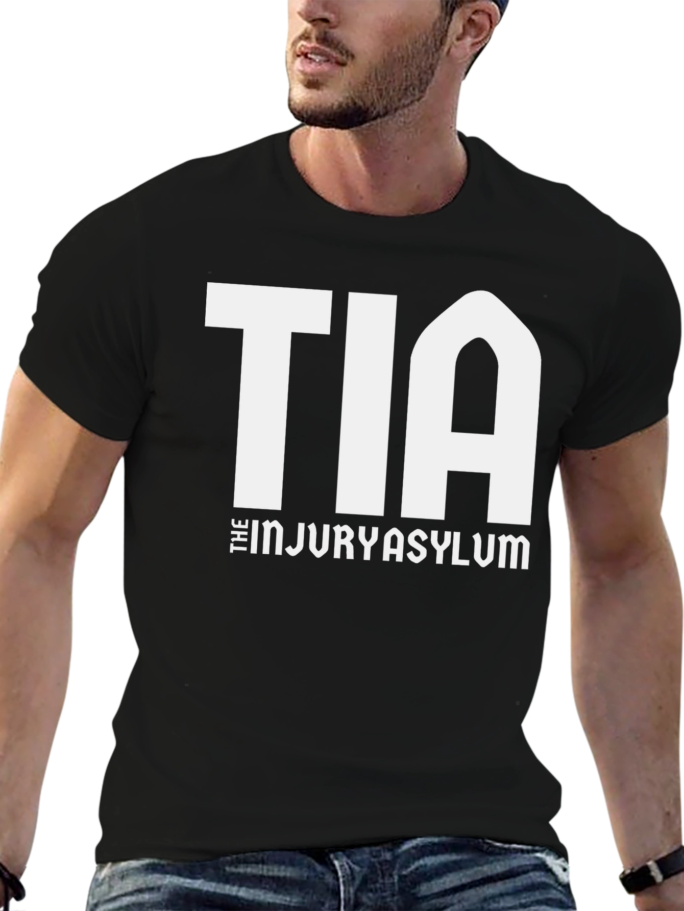 TIA The Injury Asylum Black T-Shirt