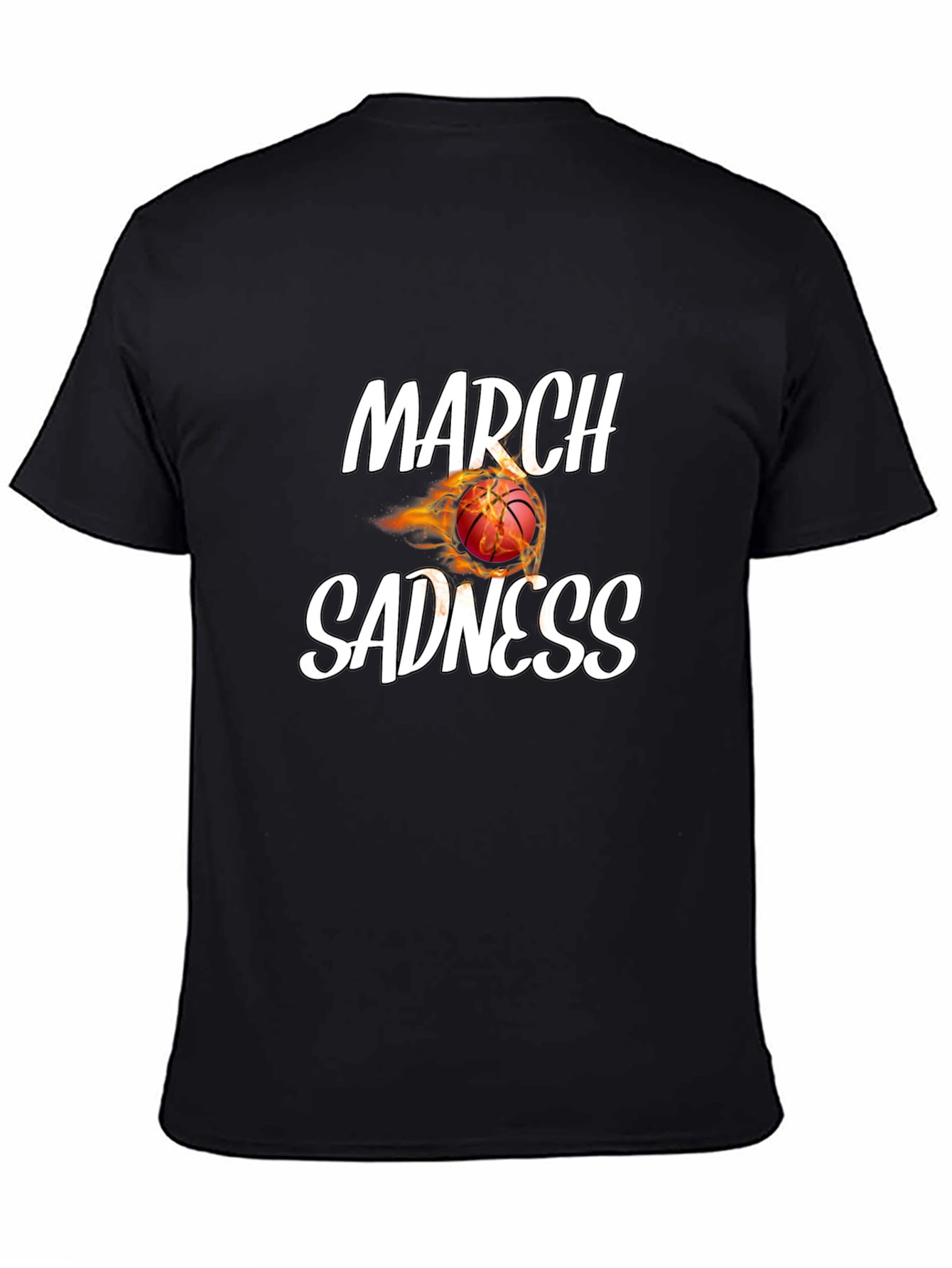 March Sadness Basketball Graphic Tee