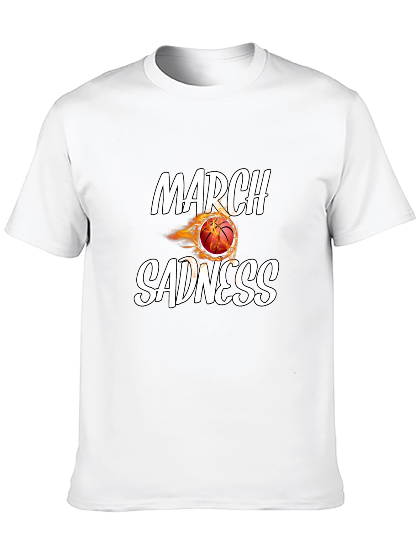 March Sadness Basketball Graphic Tee