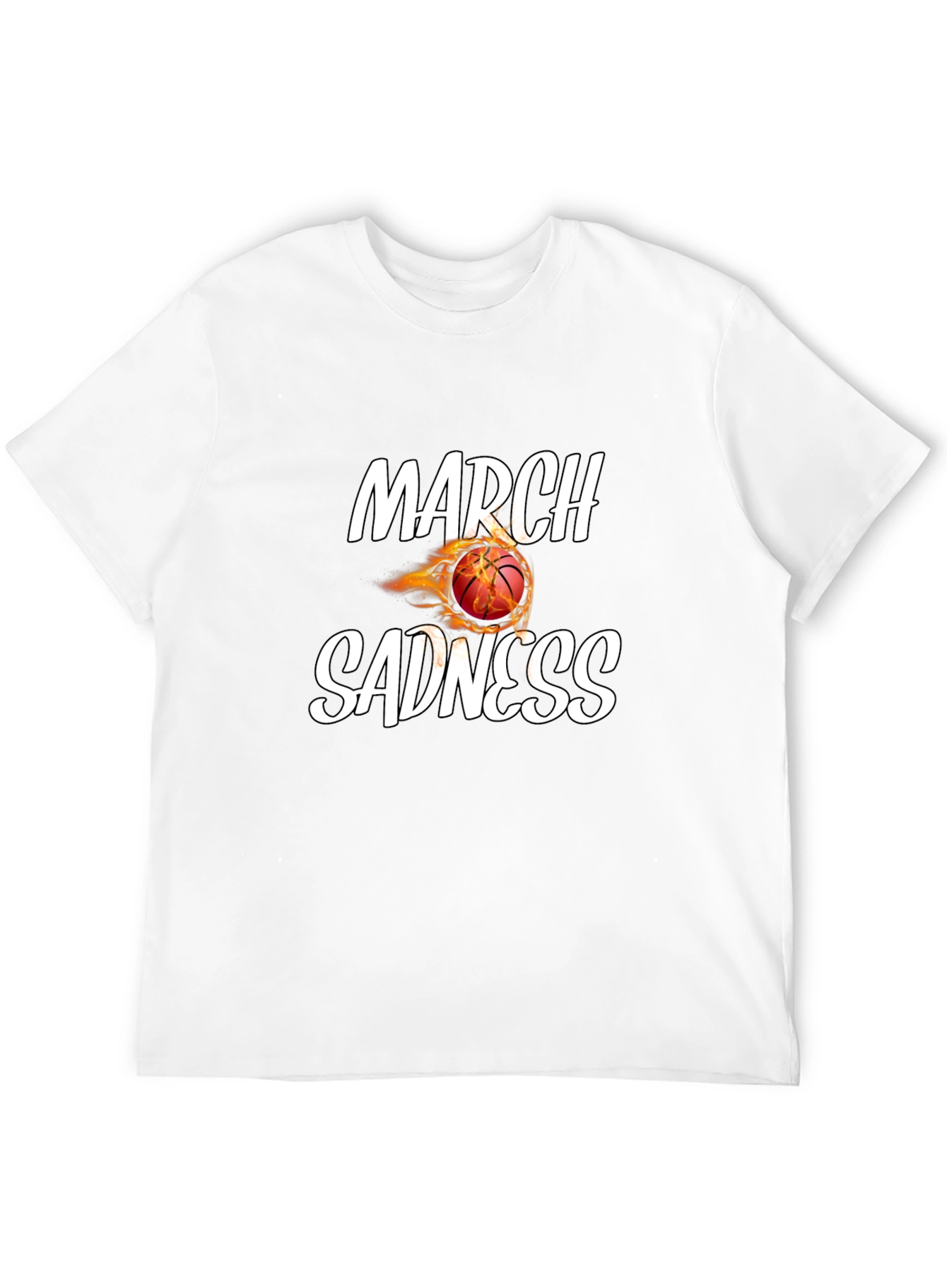 March Sadness Basketball Graphic Tee