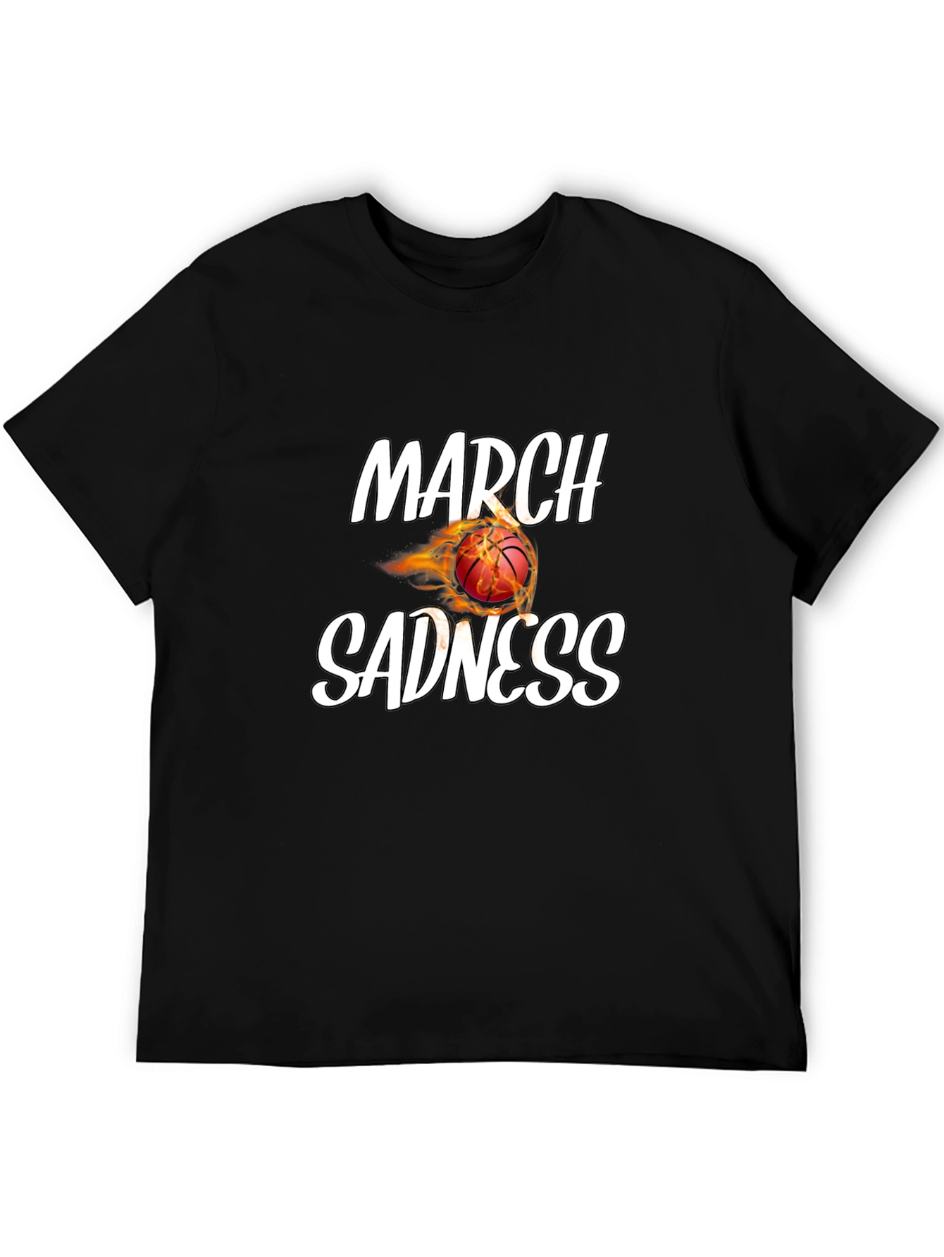 March Sadness Basketball Graphic Tee