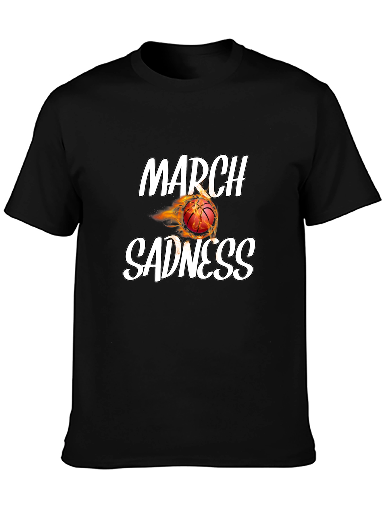 March Sadness Basketball Graphic Tee
