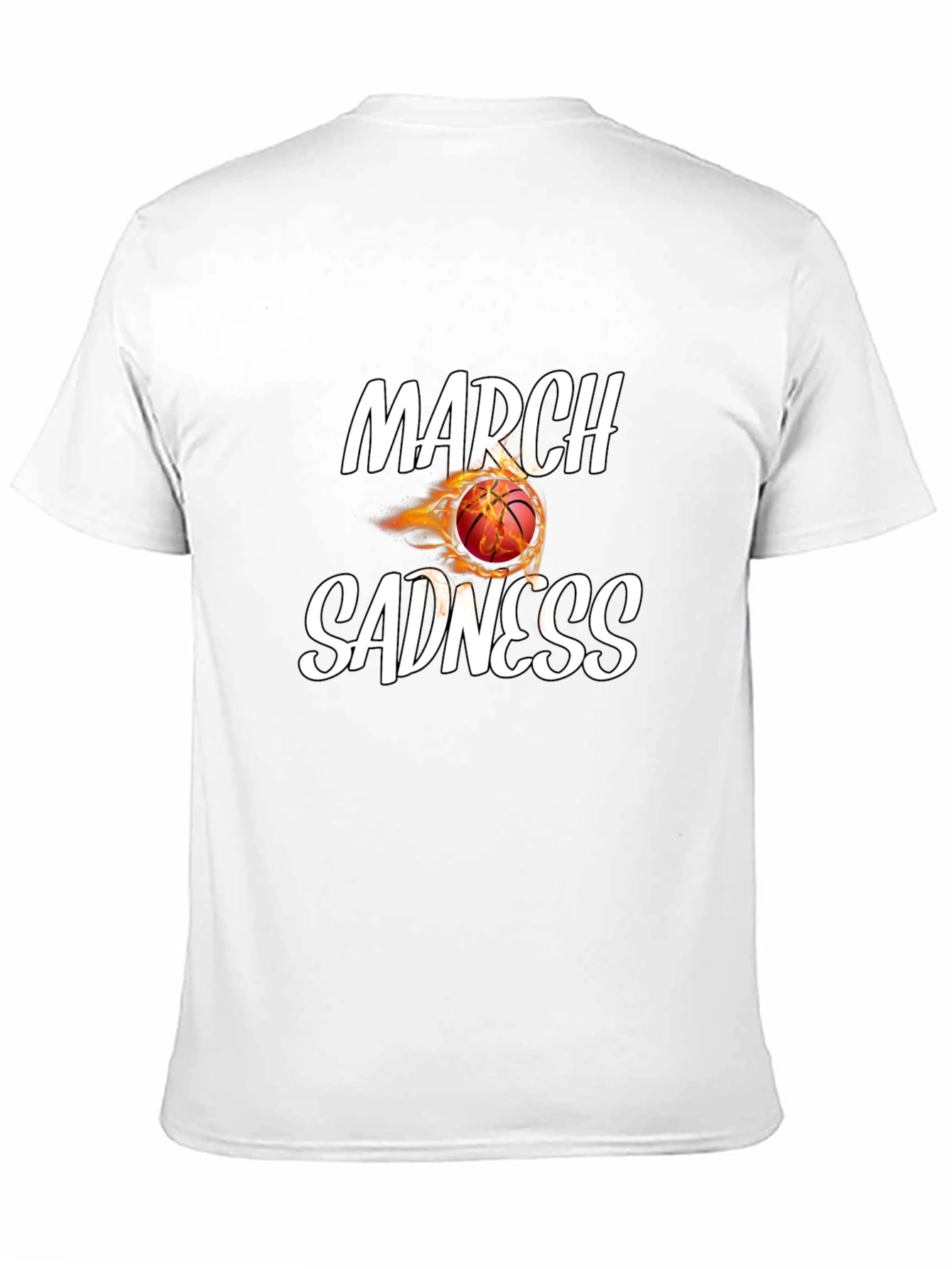 March Sadness Basketball Graphic Tee
