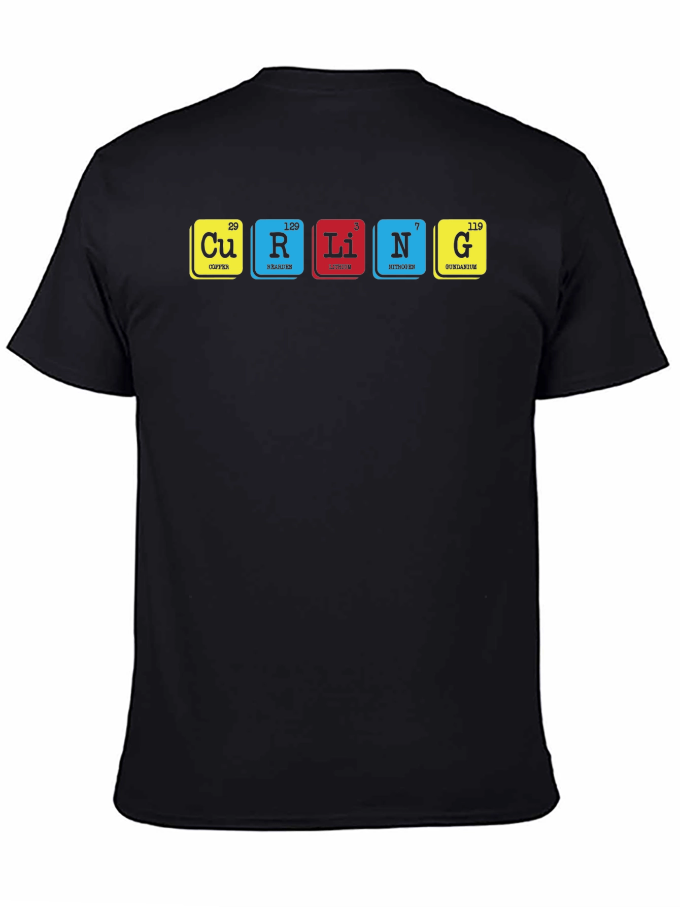 Curling Periodic Table T-Shirt