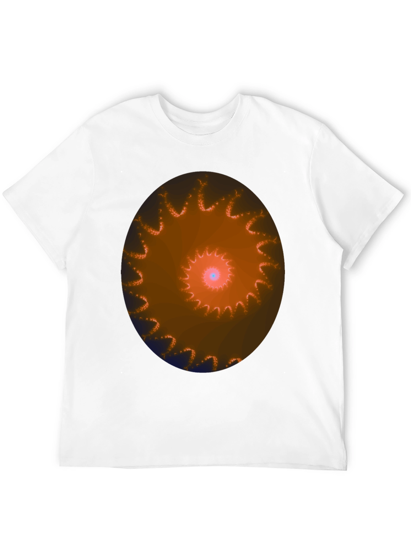 Spiral Graphic Black T-Shirt