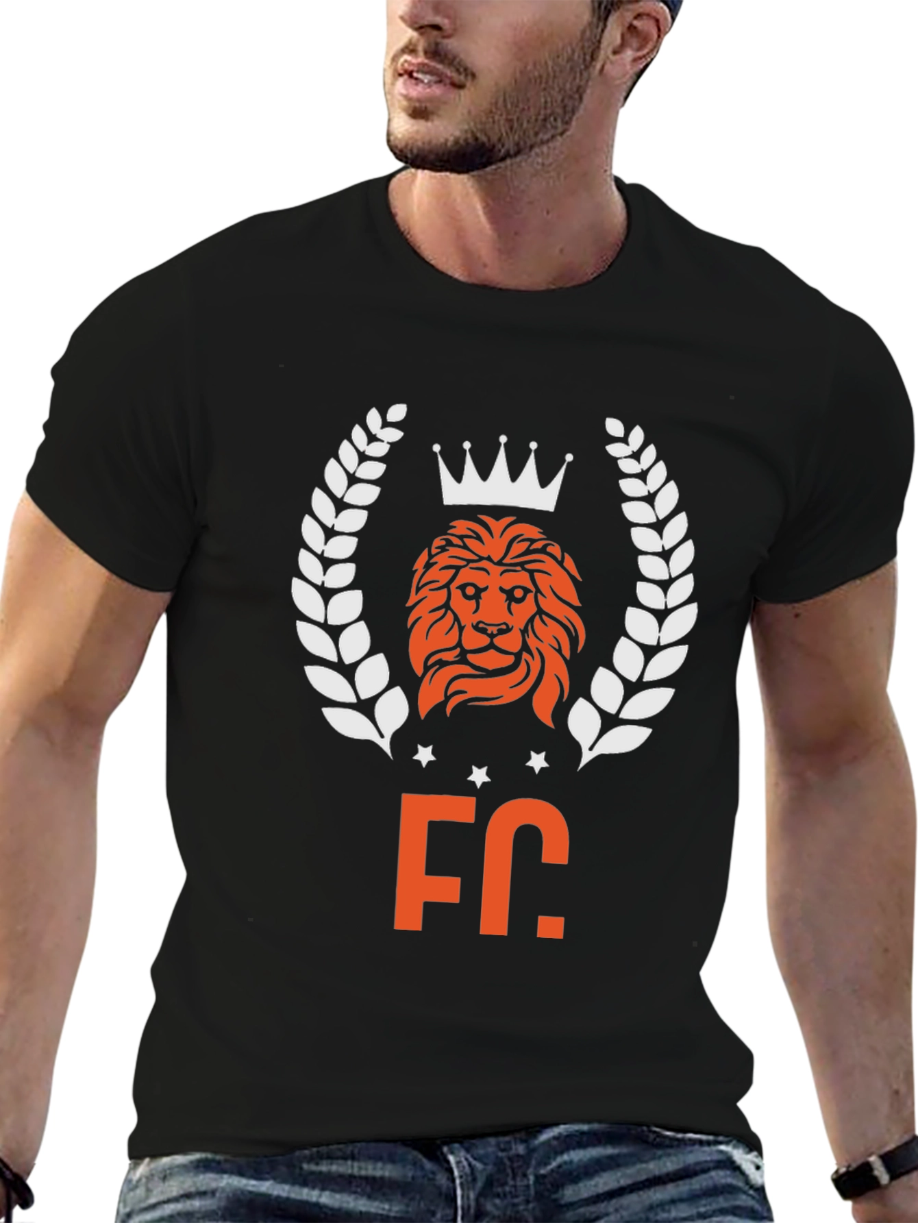 Lion Crown FC Graphic Tee - Black