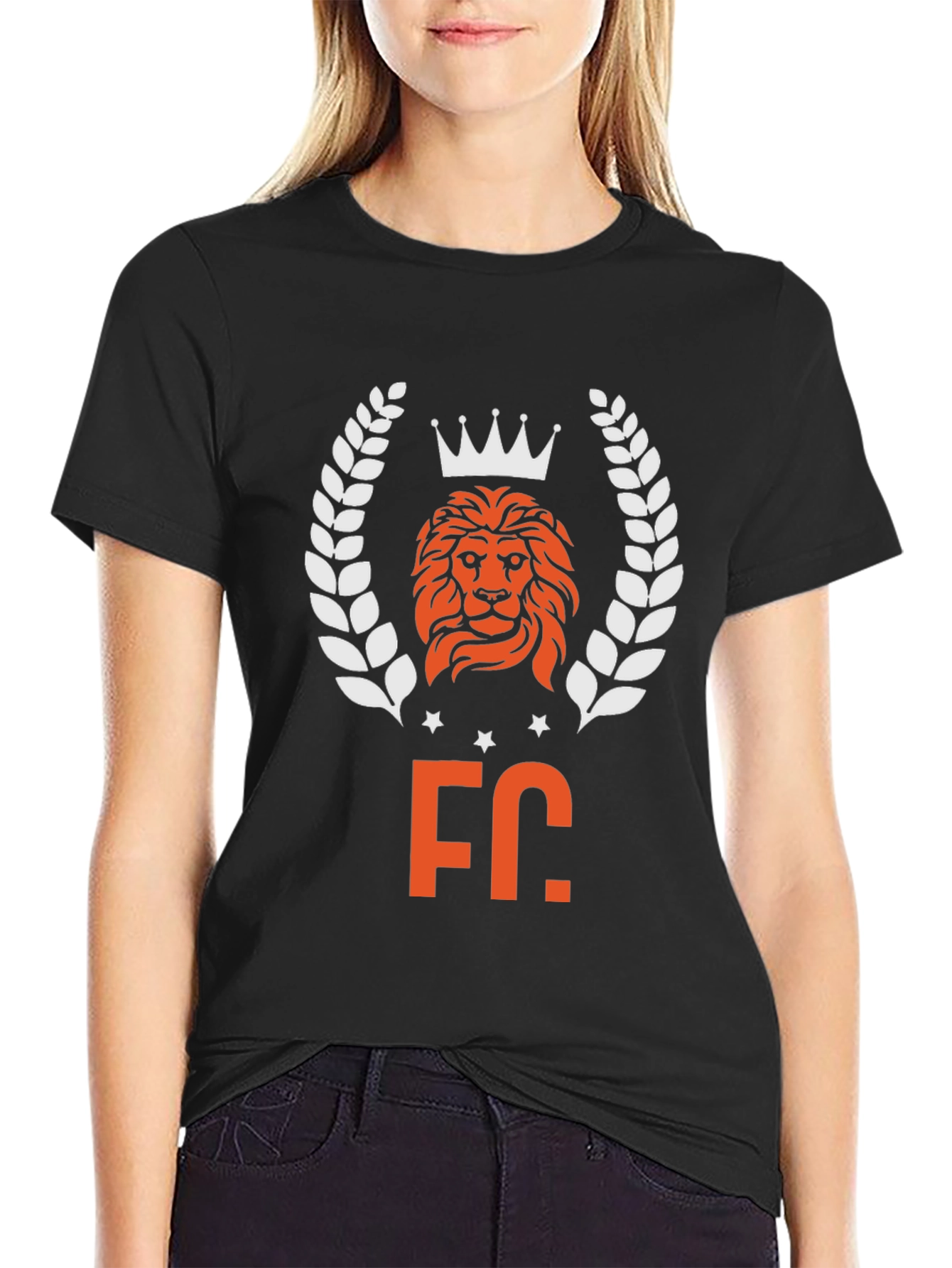 Lion Crown FC Graphic Tee - Black
