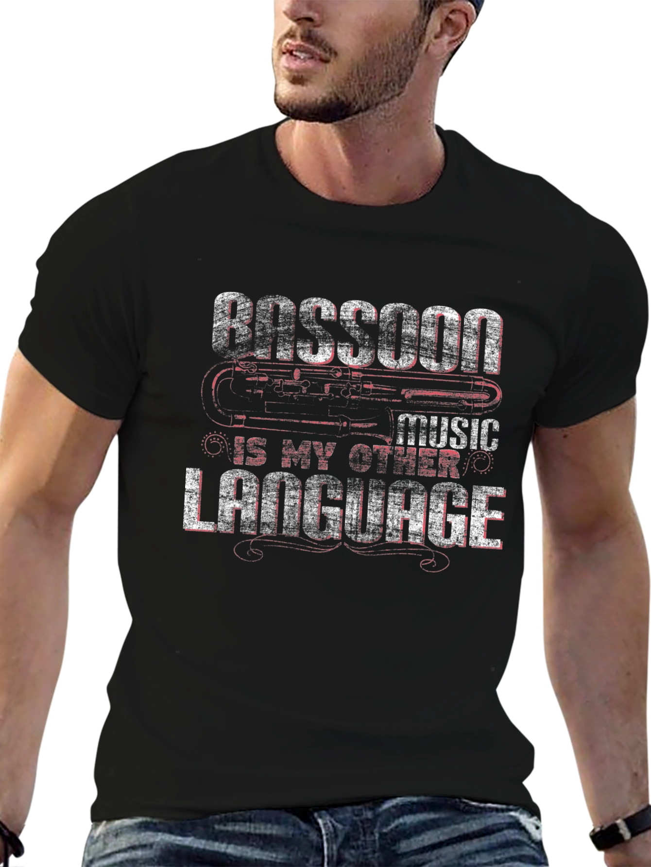 Bassoon Music T-Shirt - My Other Language Tee
