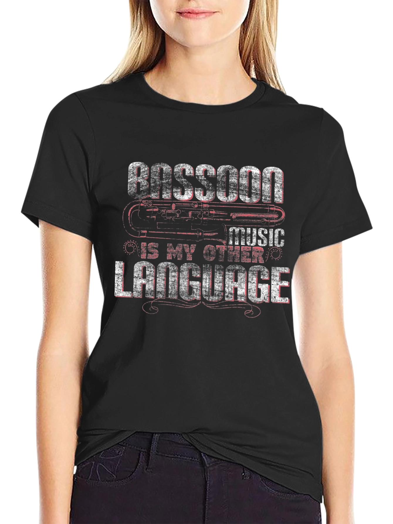 Bassoon Music T-Shirt - My Other Language Tee