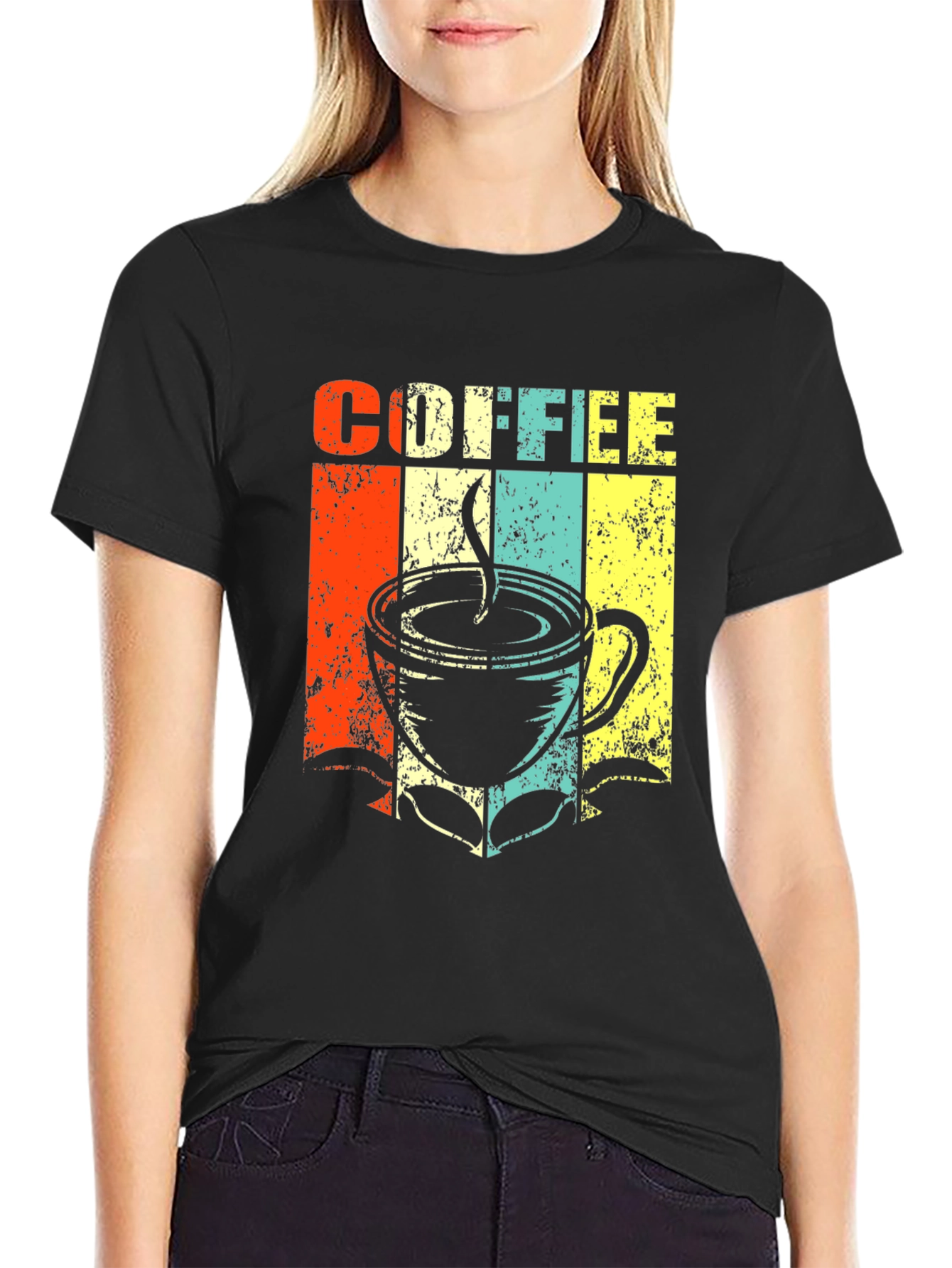 Retro Coffee Graphic T-Shirt