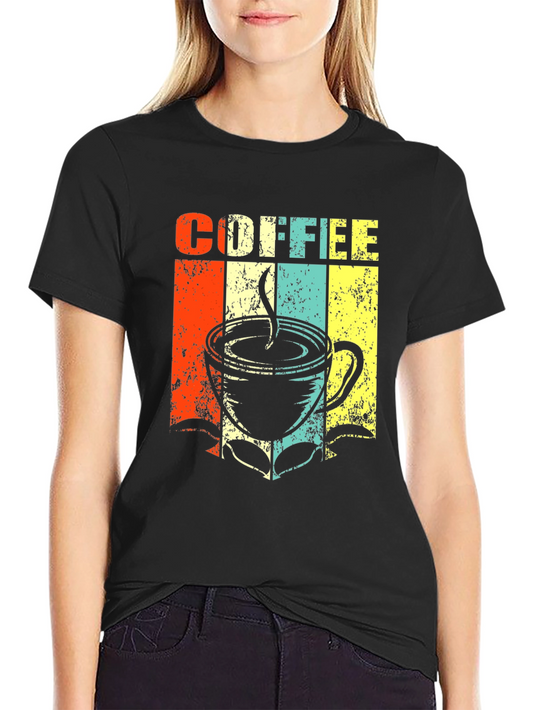 Retro Coffee Graphic T-Shirt