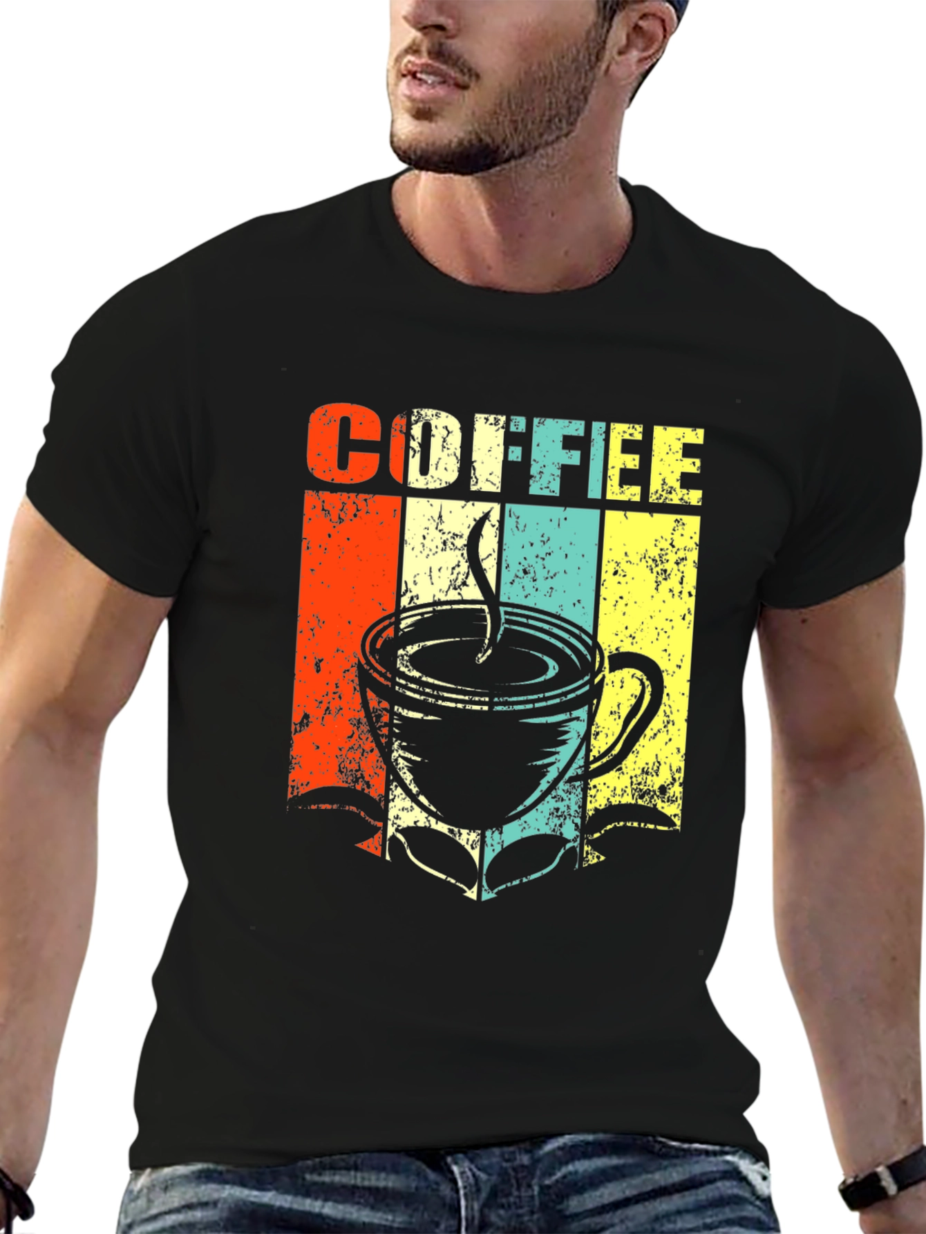 Retro Coffee Graphic T-Shirt