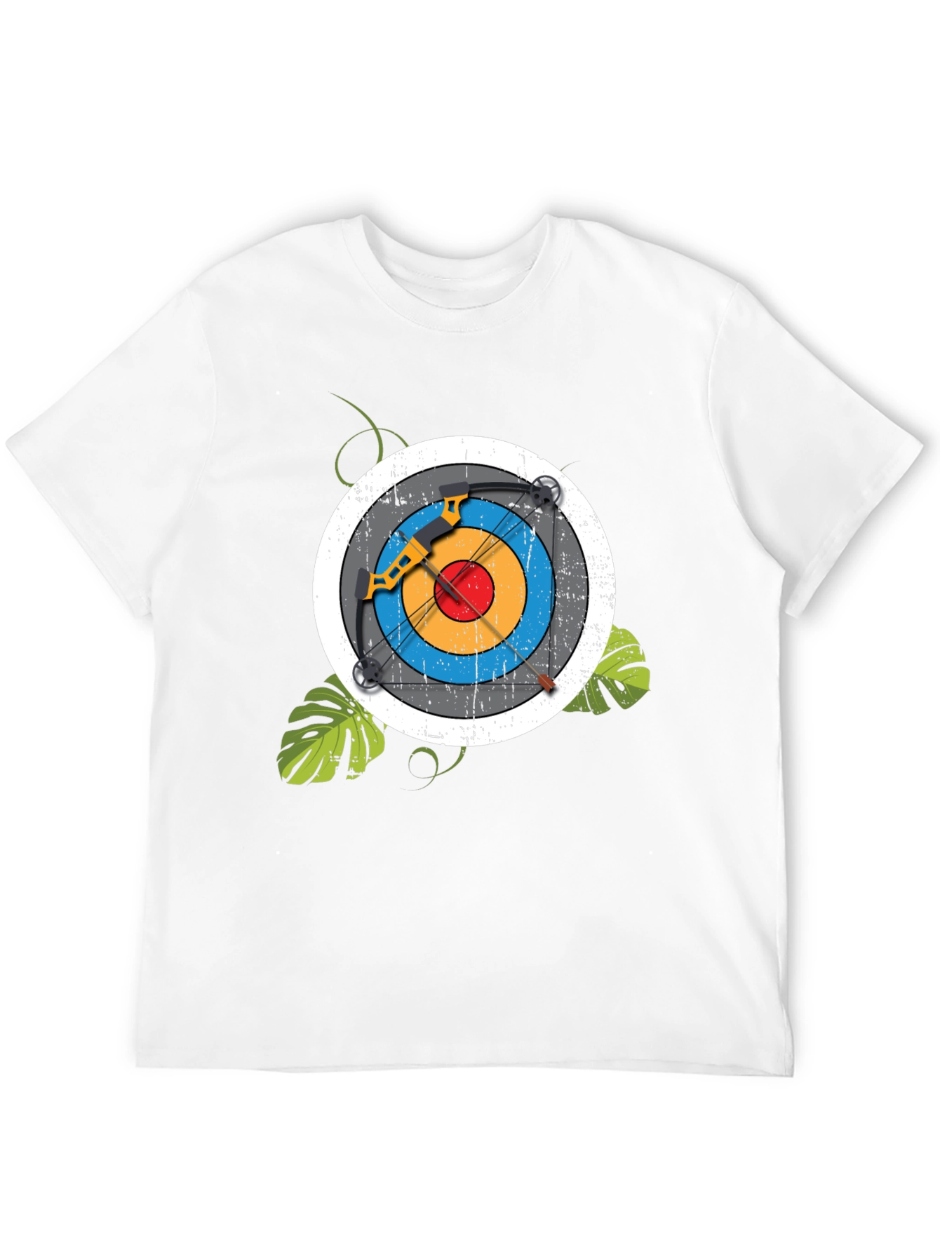 Archery Target T-Shirt - Black Unique Design