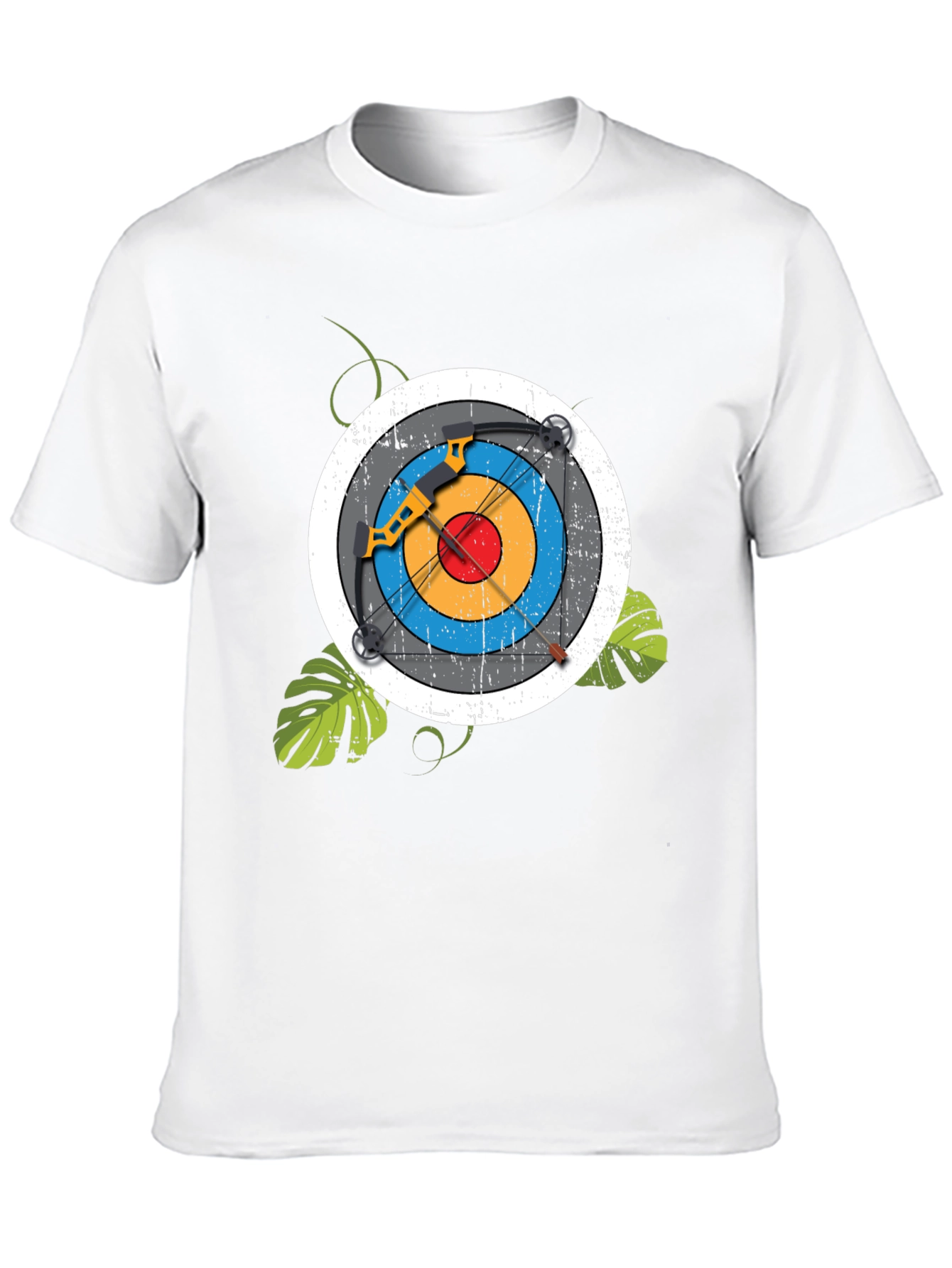 Archery Target T-Shirt - Black Unique Design