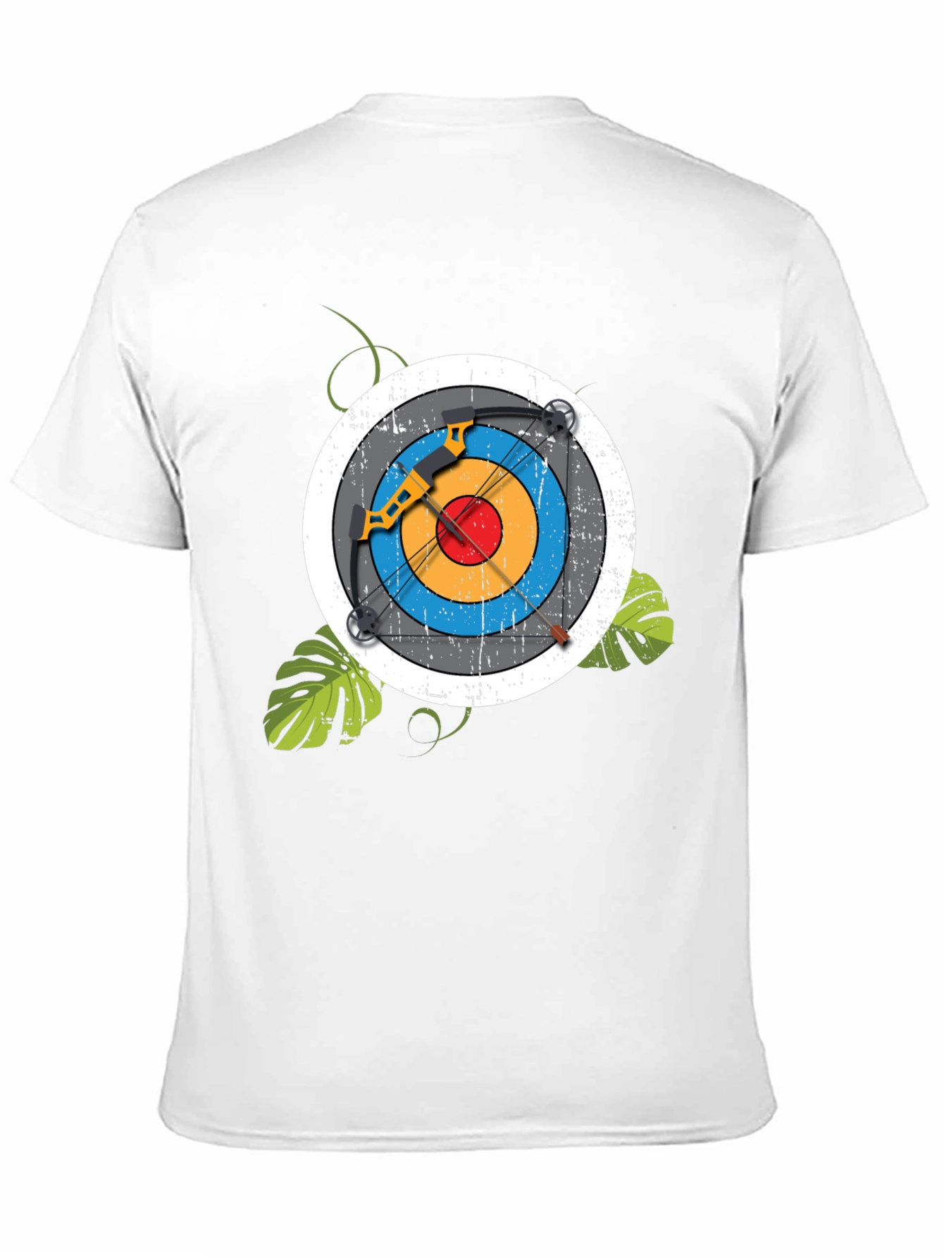 Archery Target T-Shirt - Black Unique Design
