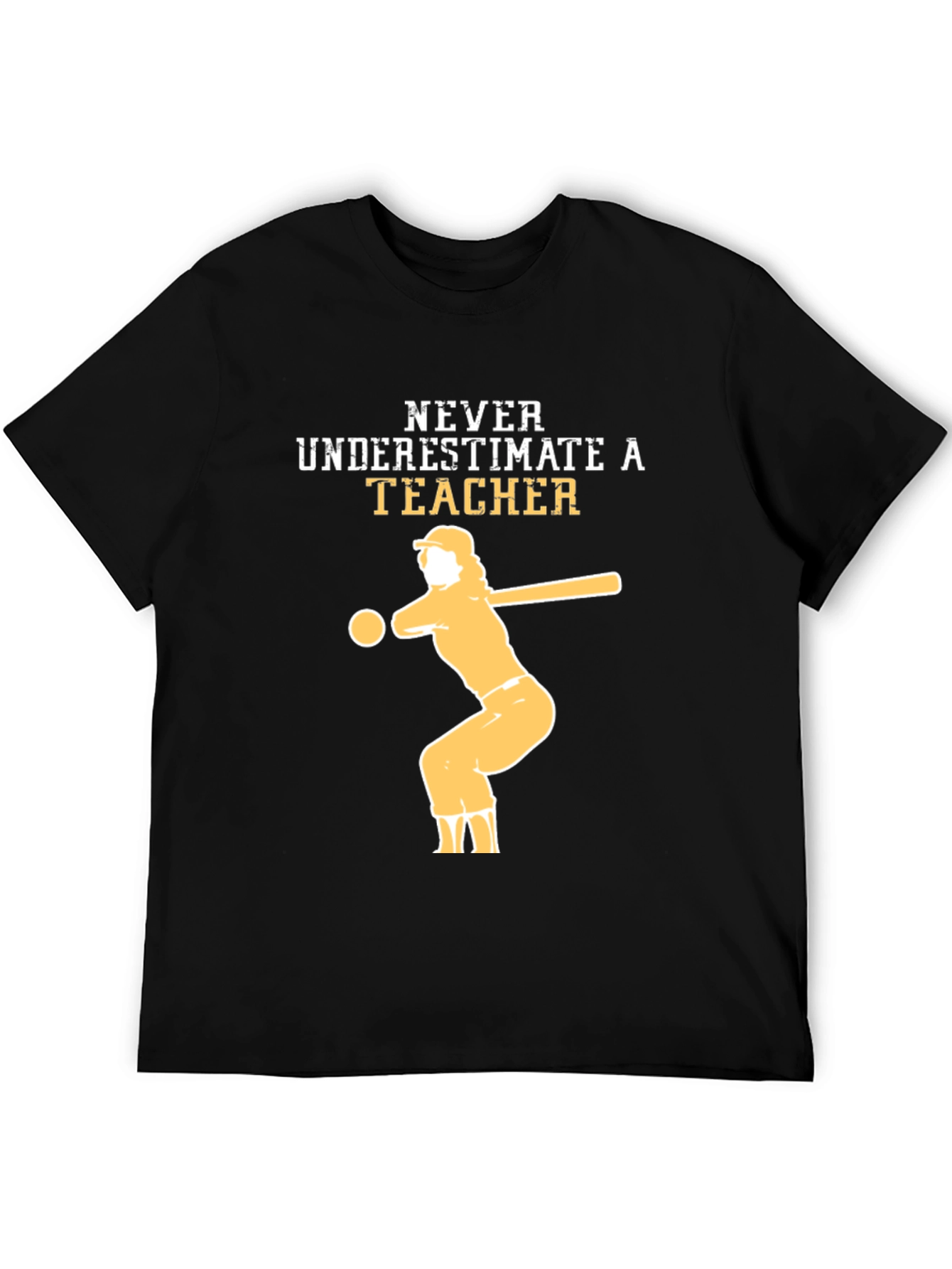 Never Underestimate a Teacher Baseball T-Shirt