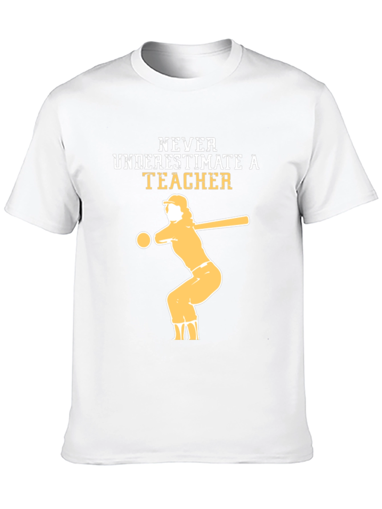 Never Underestimate a Teacher Baseball T-Shirt