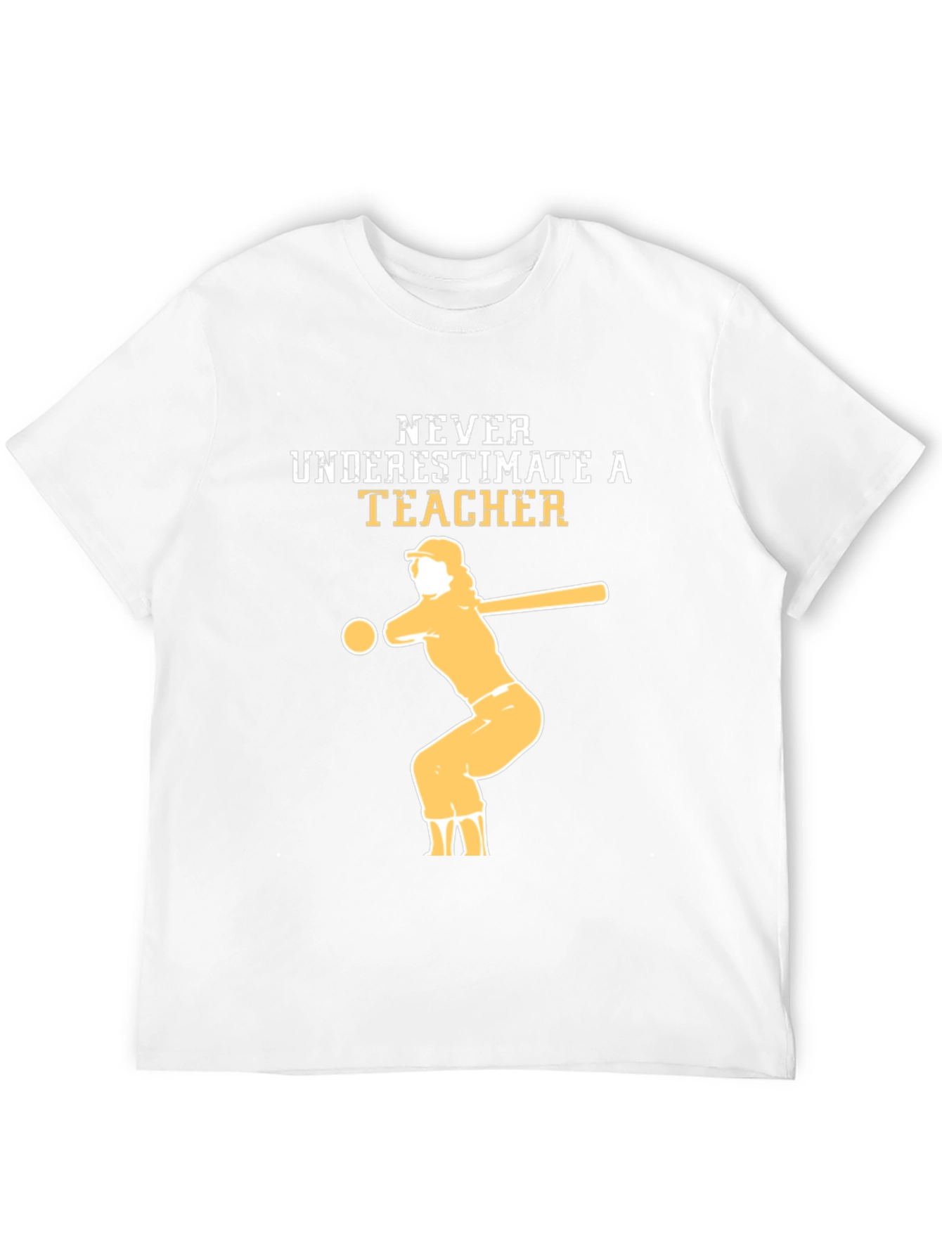 Never Underestimate a Teacher Baseball T-Shirt