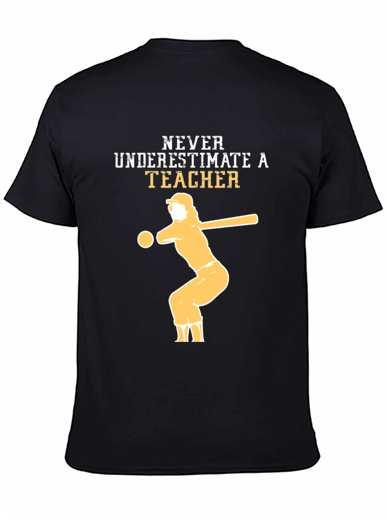 Never Underestimate a Teacher Baseball T-Shirt