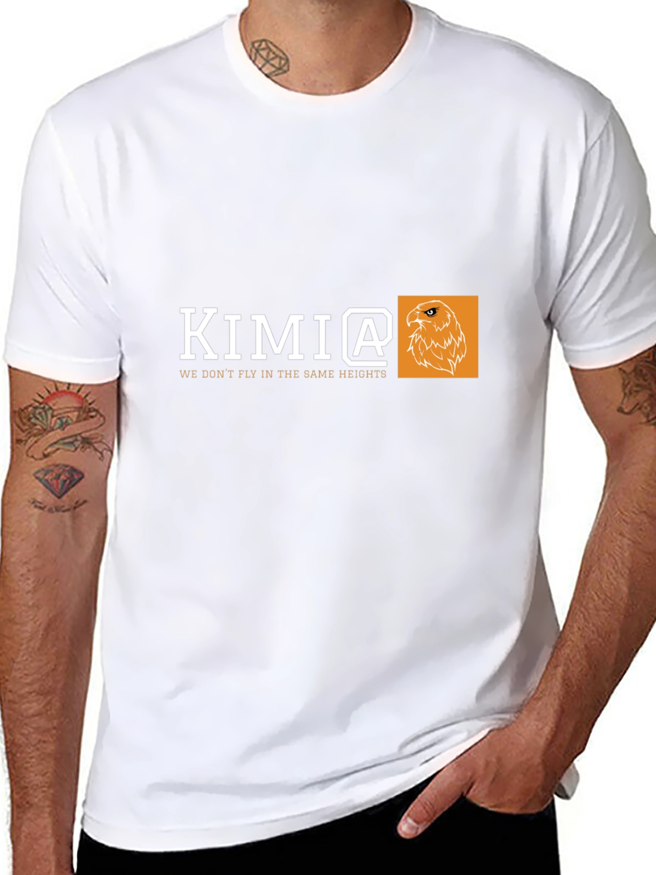 KIMIA We Dont Fly Same Heights Graphic Tee