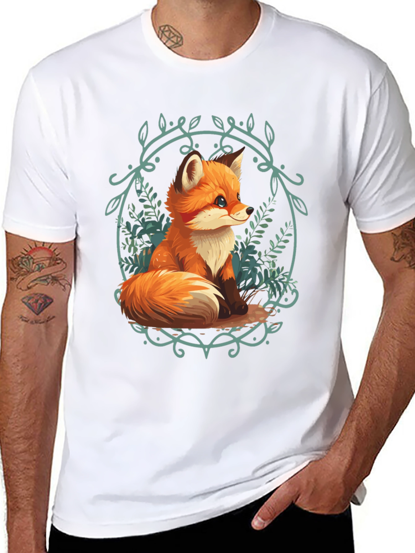 Fox Graphic T-Shirt - Nature Lover Tee