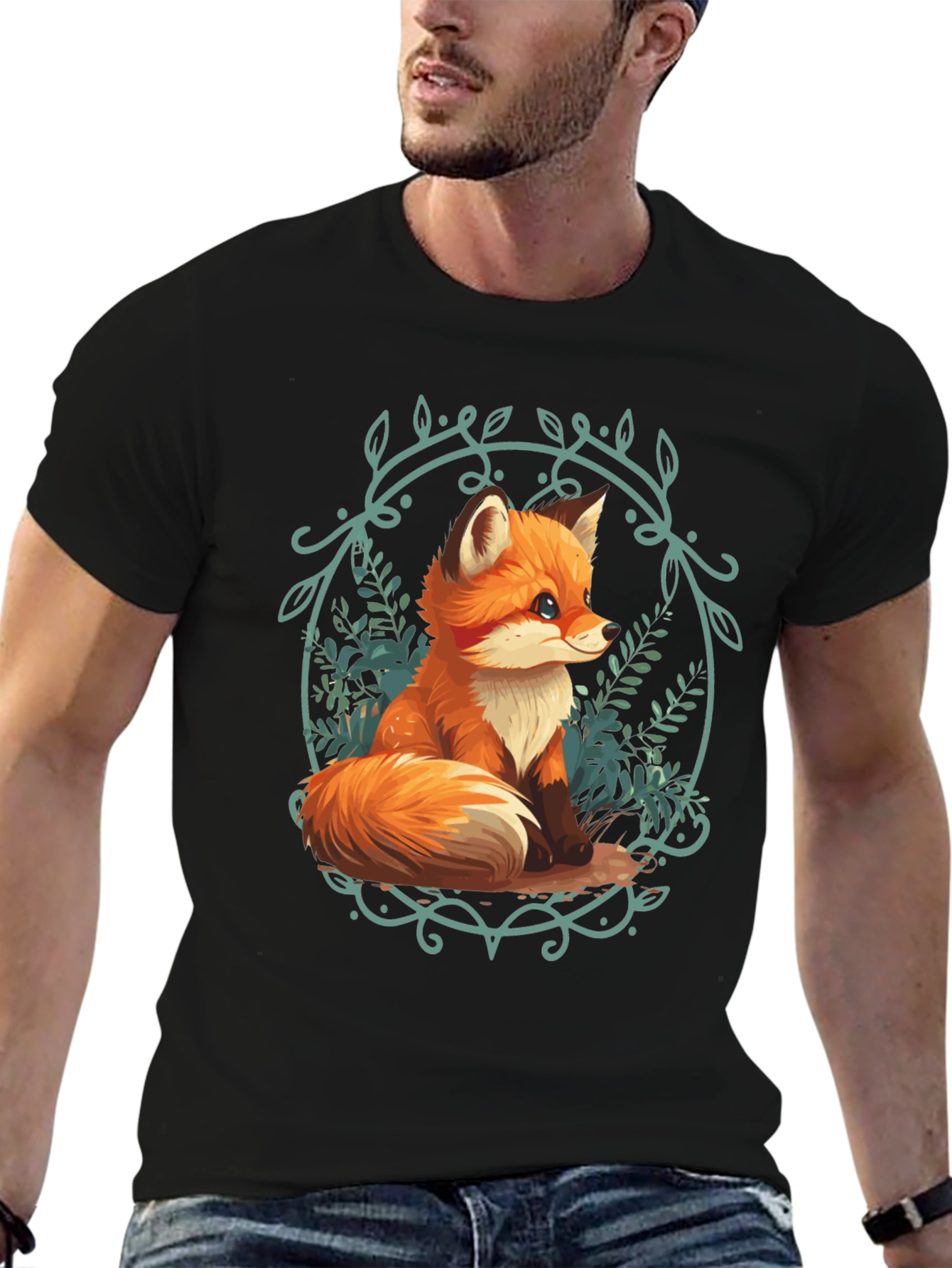 Fox Graphic T-Shirt - Nature Lover Tee