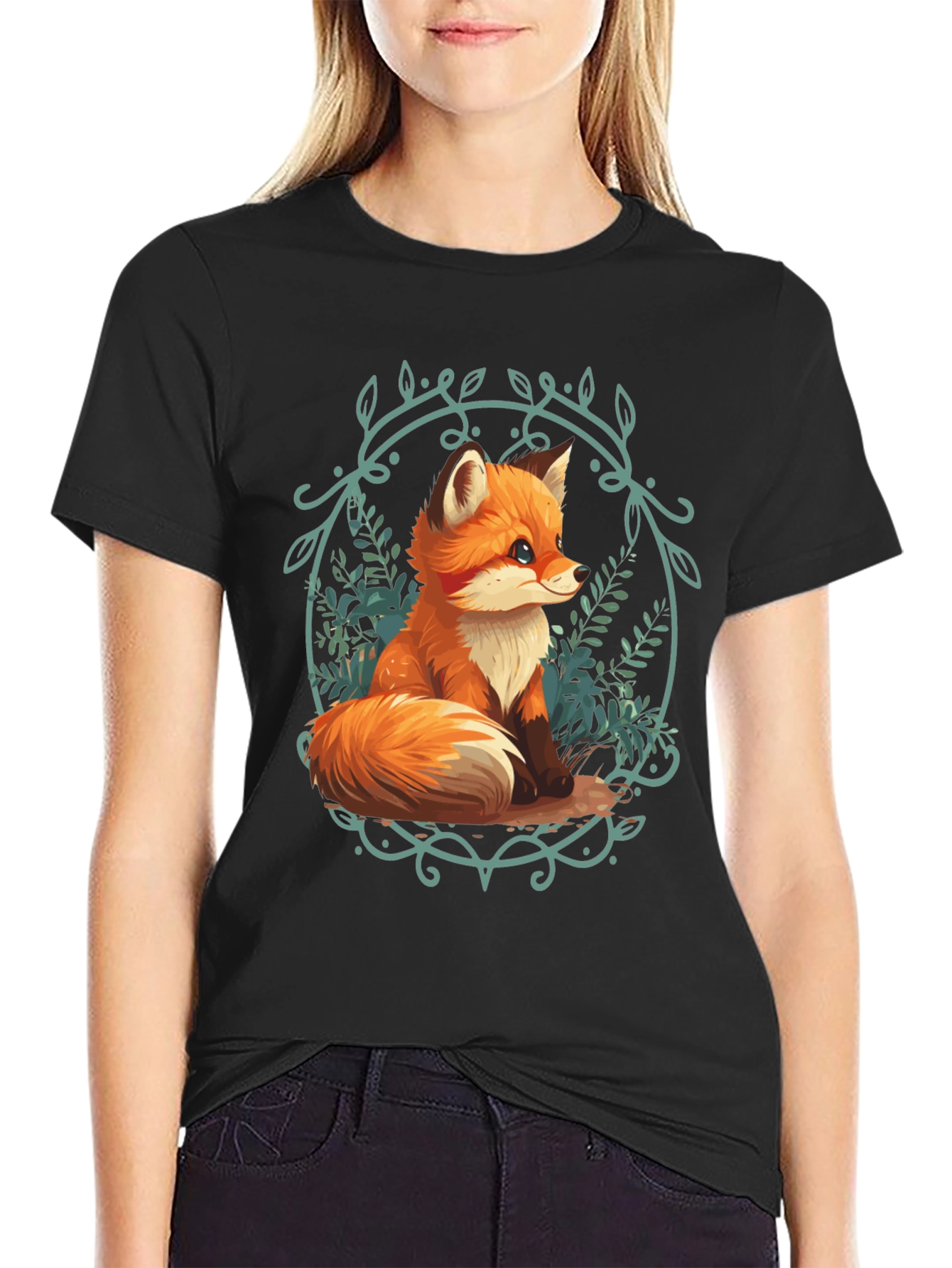 Fox Graphic T-Shirt - Nature Lover Tee