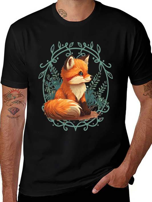 Fox Graphic T-Shirt - Nature Lover Tee