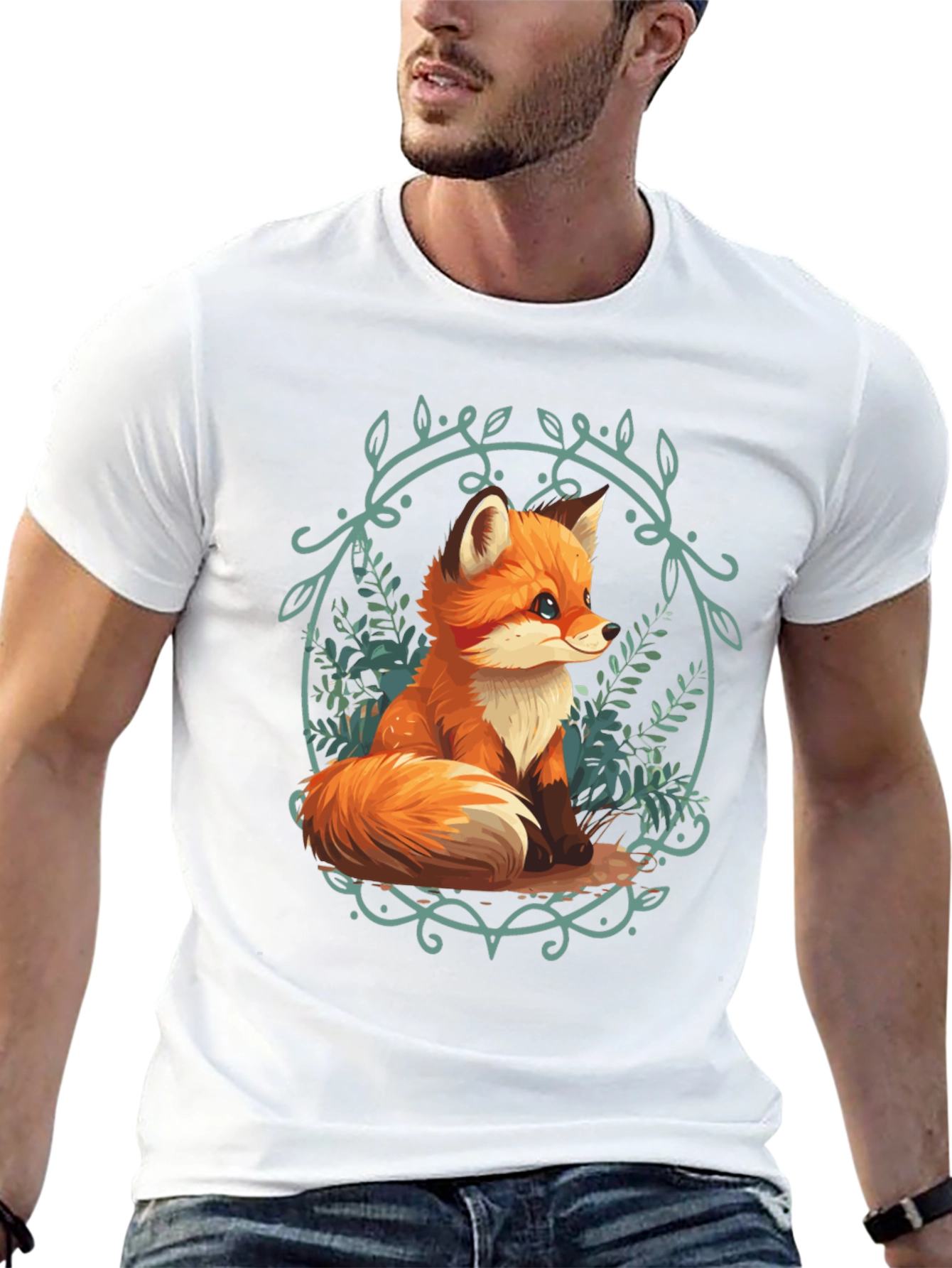 Fox Graphic T-Shirt - Nature Lover Tee