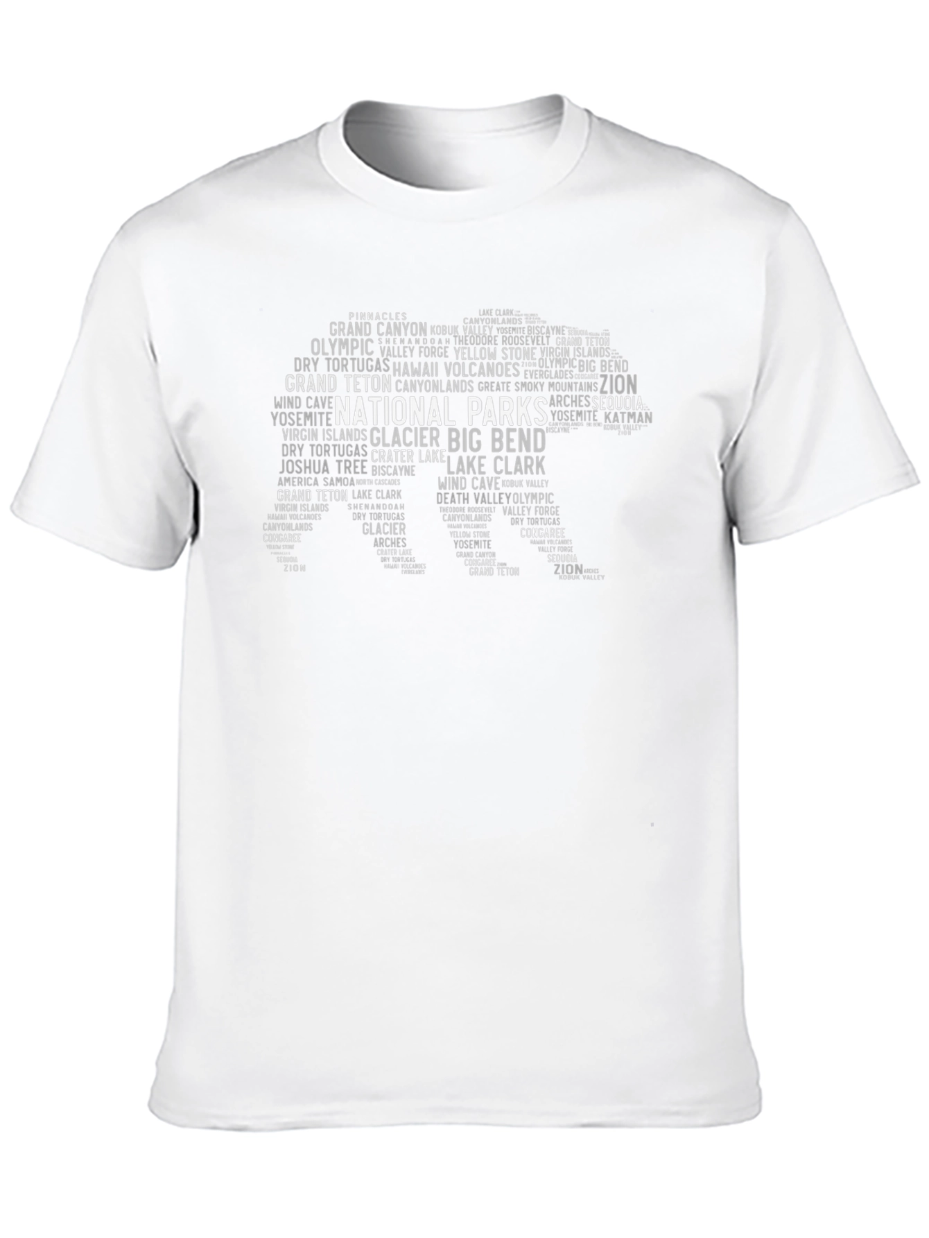 National Parks Word Art T-Shirt