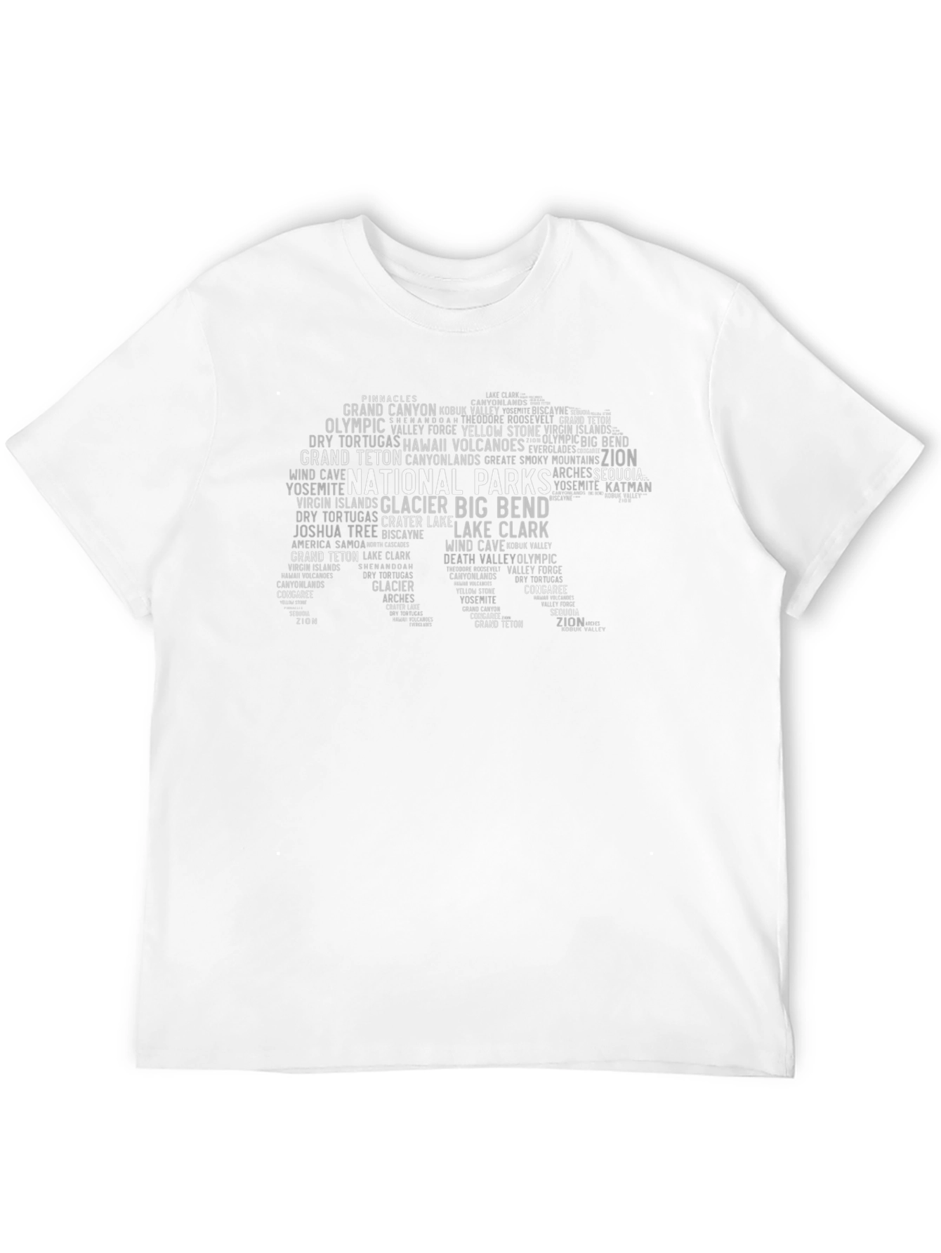 National Parks Word Art T-Shirt