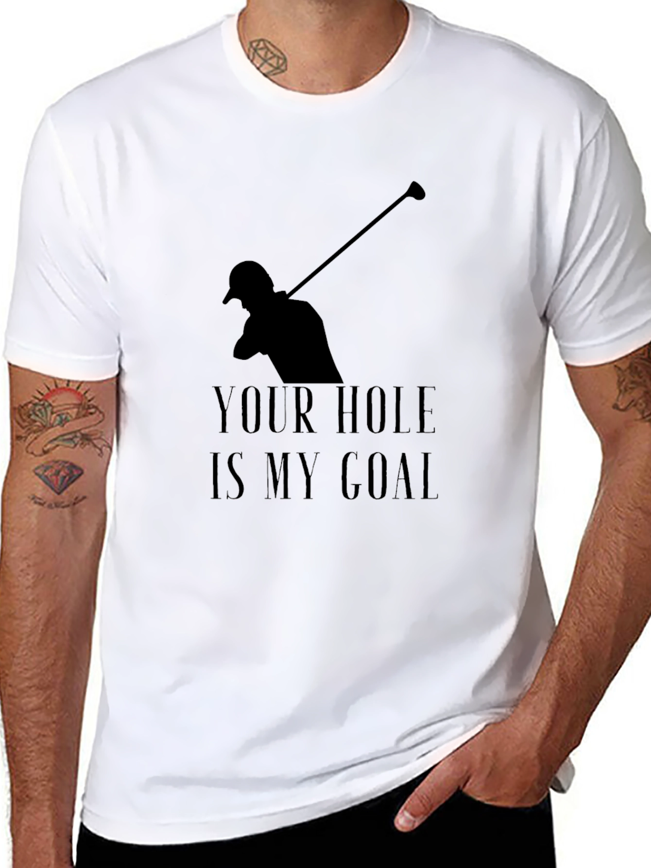 Golf Tee: Your Hole is My Goal