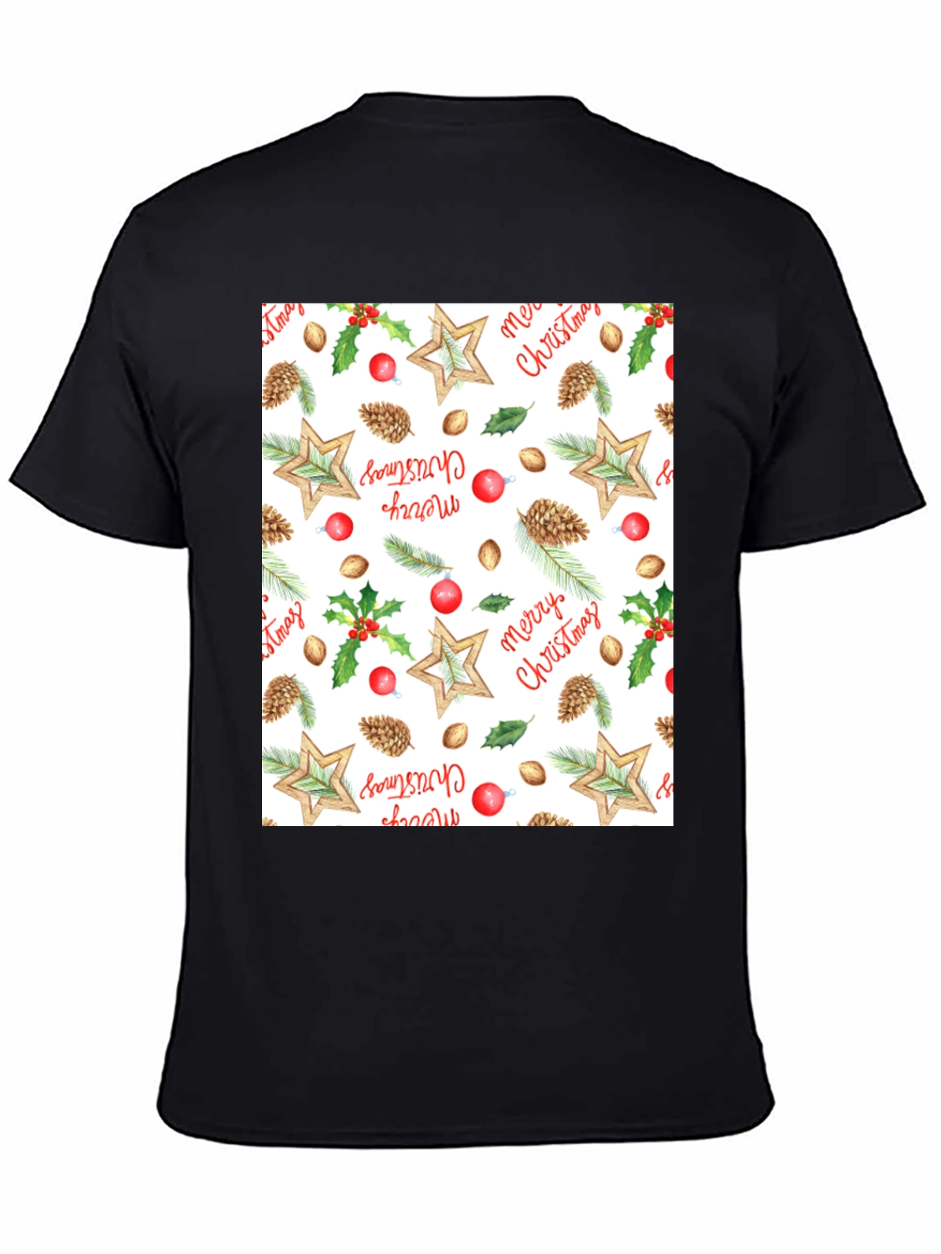 Festive Christmas Pattern T-Shirt