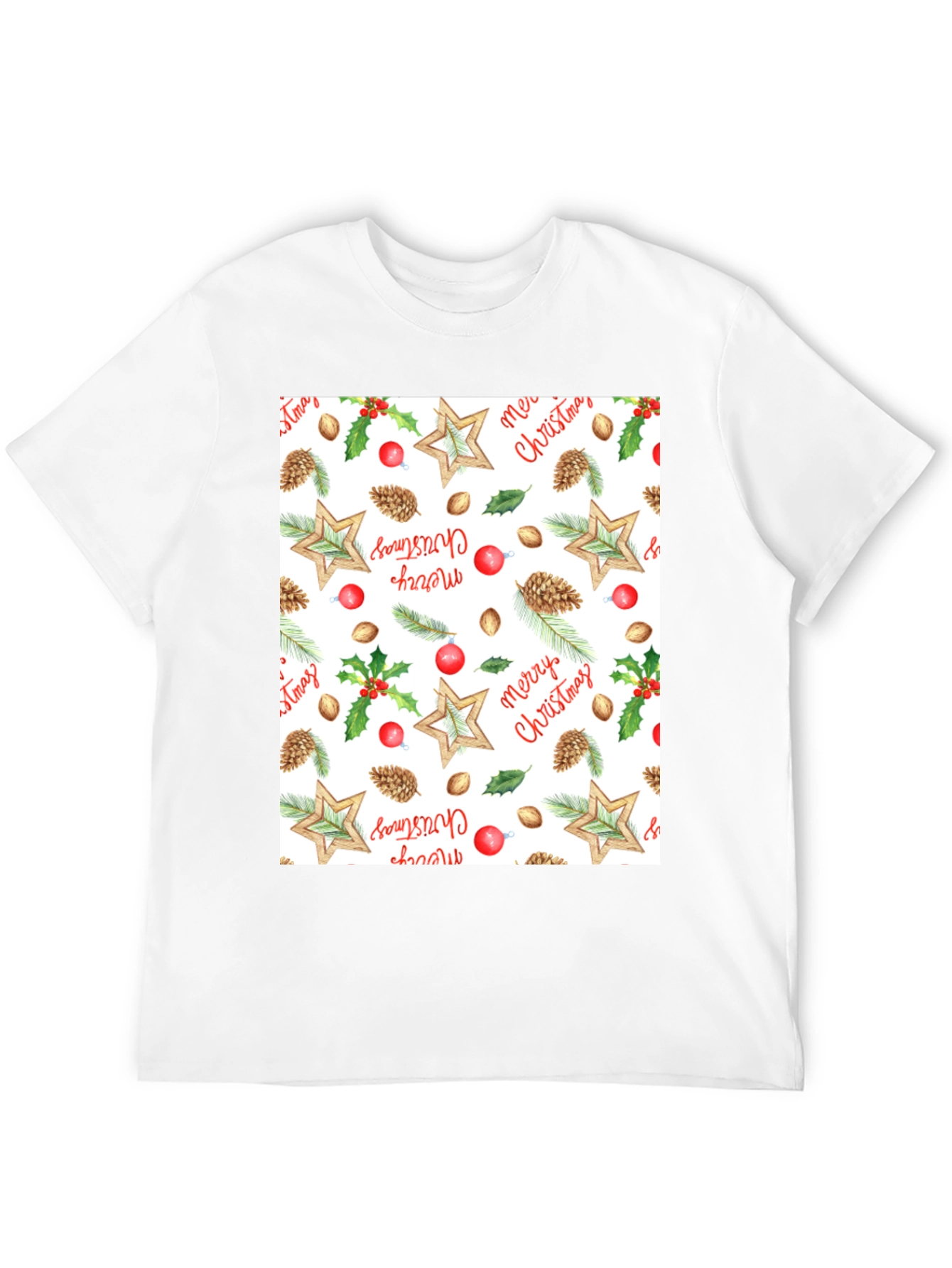 Festive Christmas Pattern T-Shirt