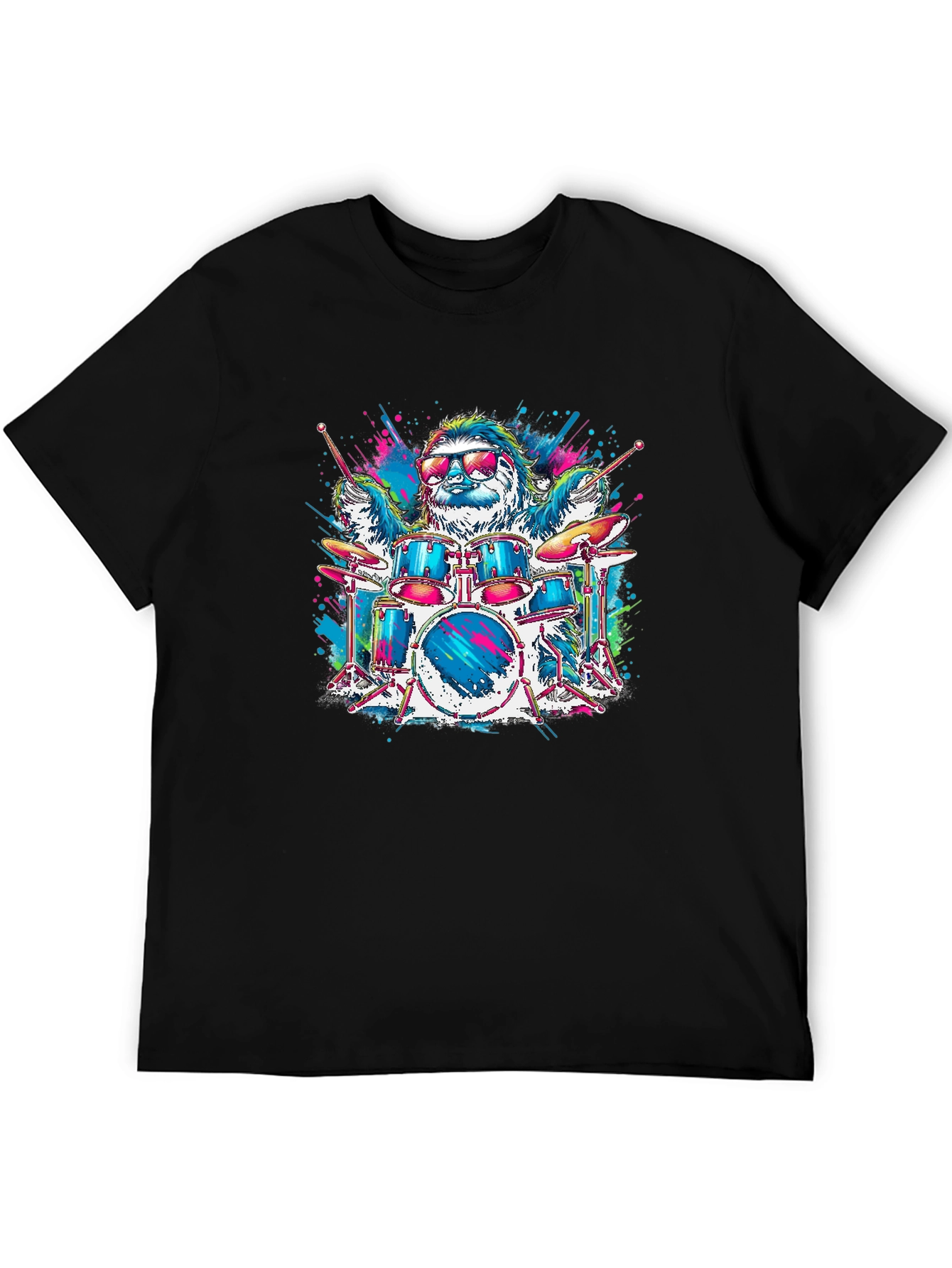 Sloth Drummer T-Shirt
