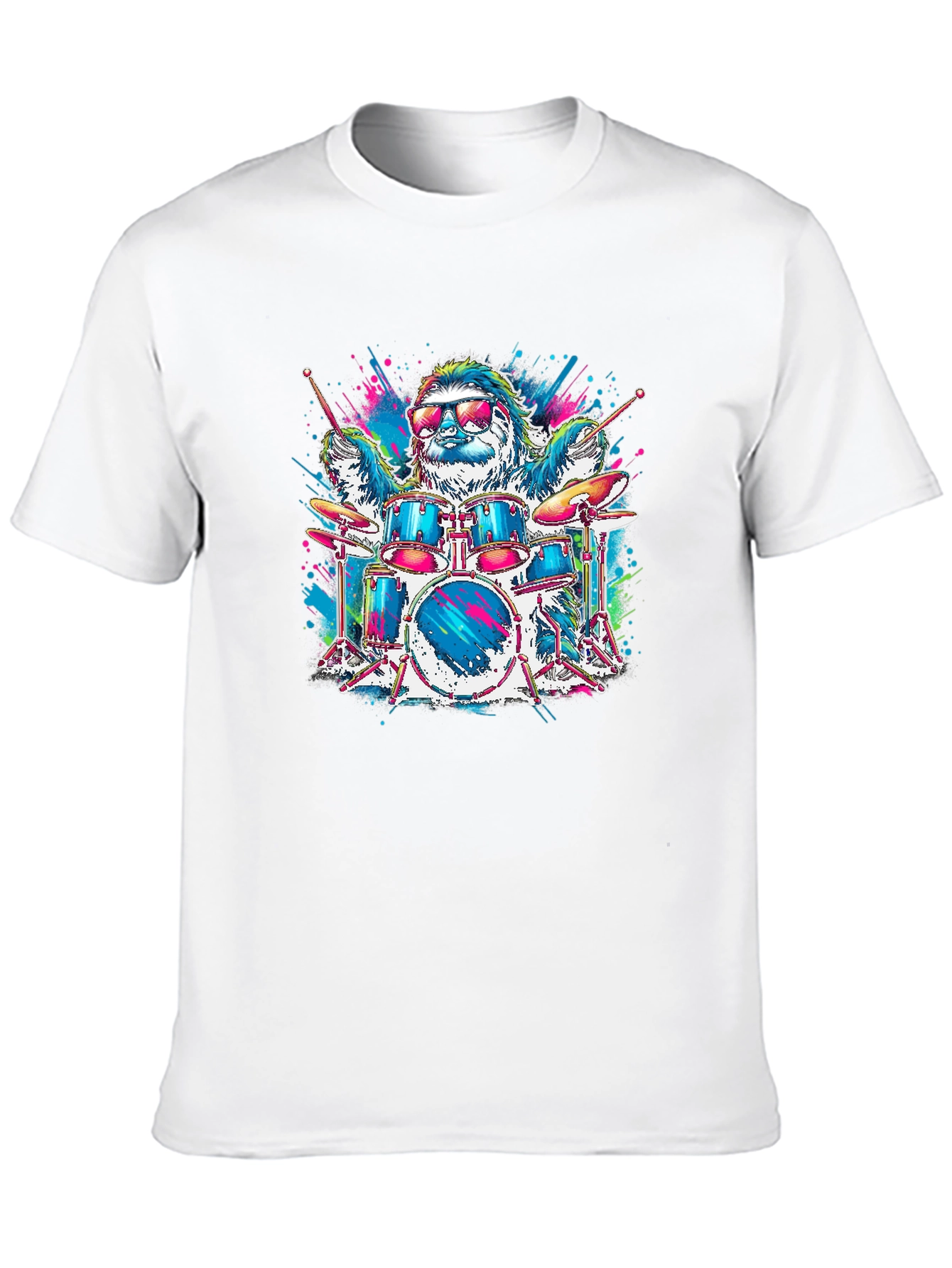 Sloth Drummer T-Shirt