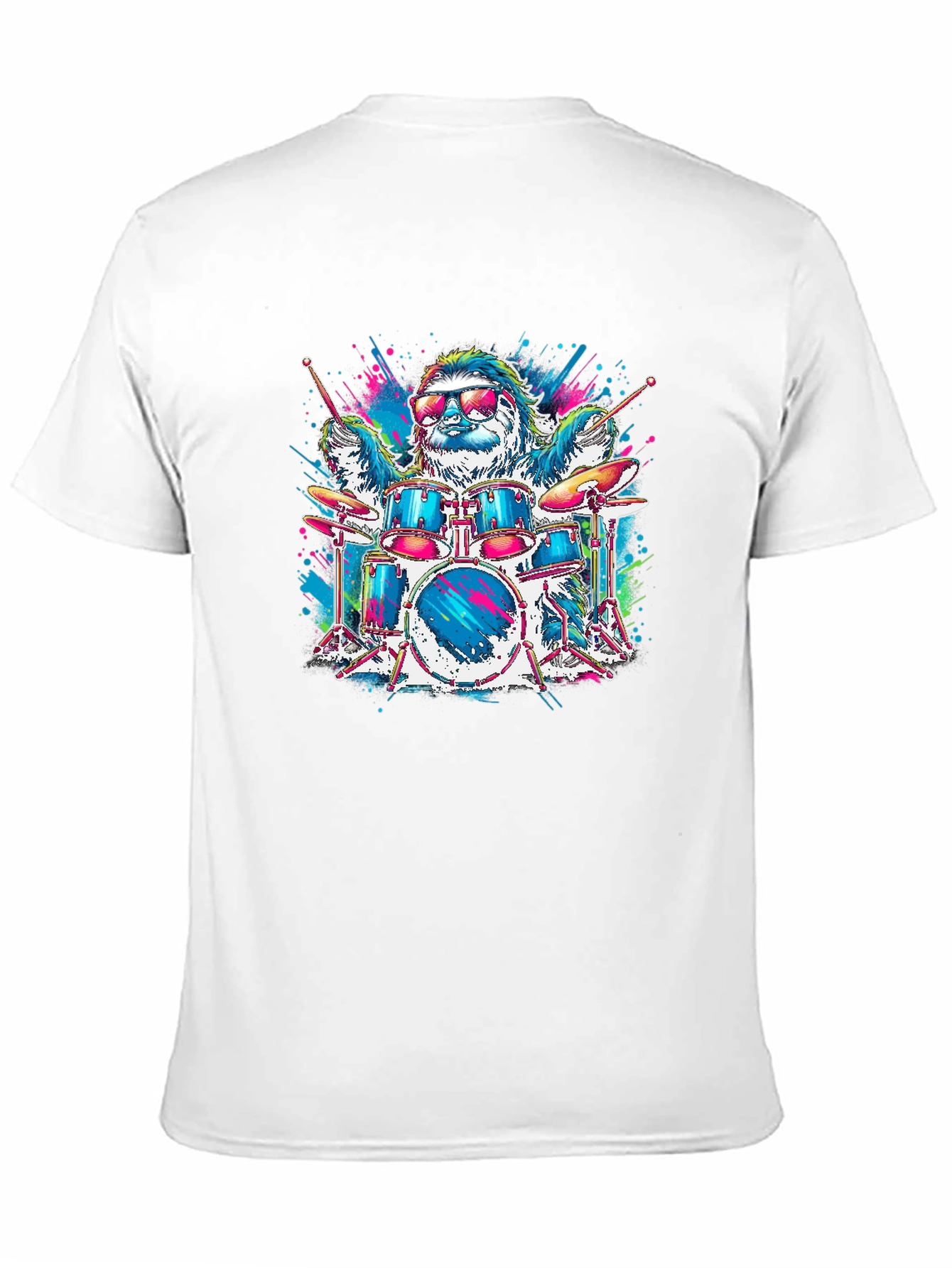 Sloth Drummer T-Shirt