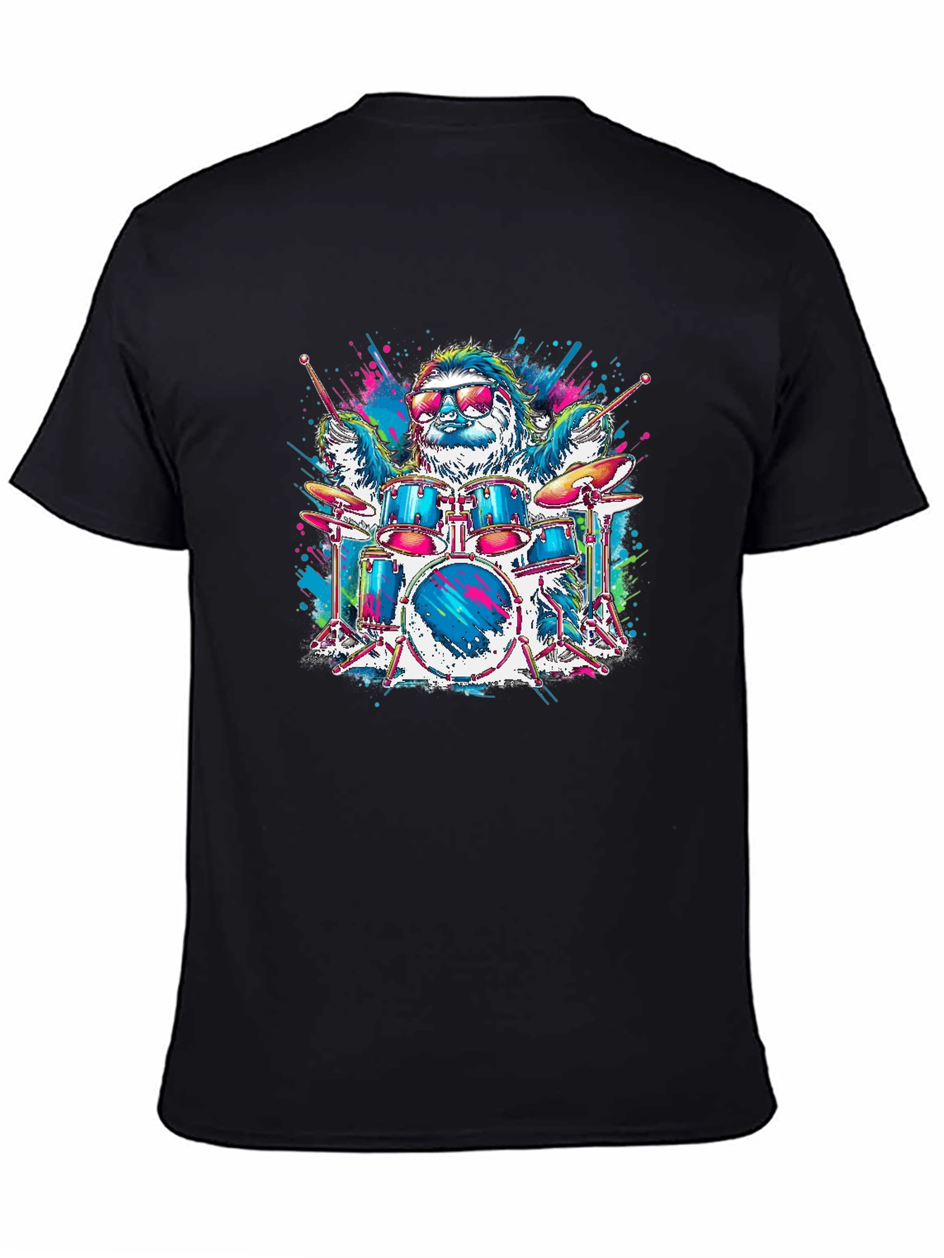 Sloth Drummer T-Shirt