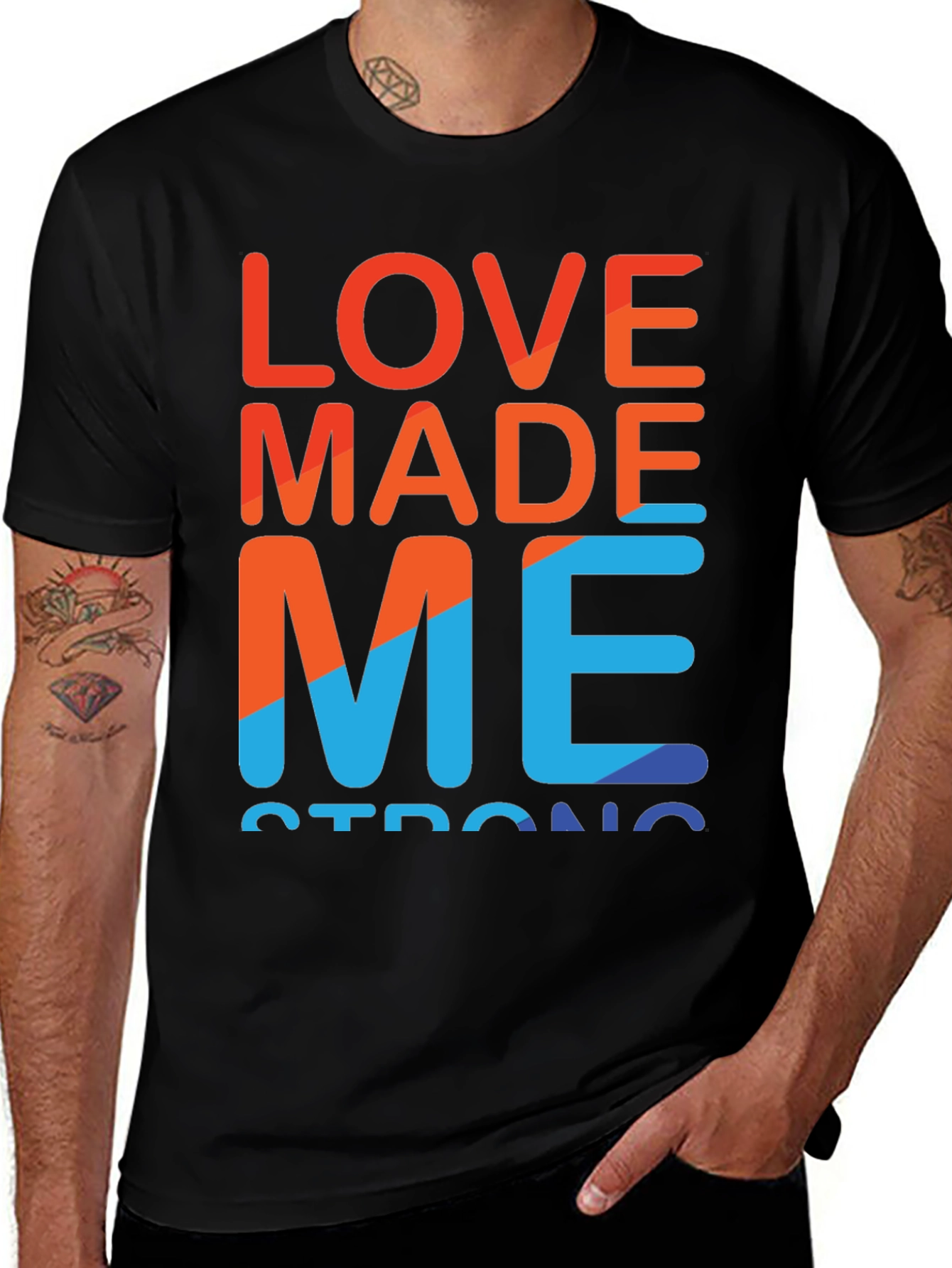 Love Made Me Strong Graphic Tee