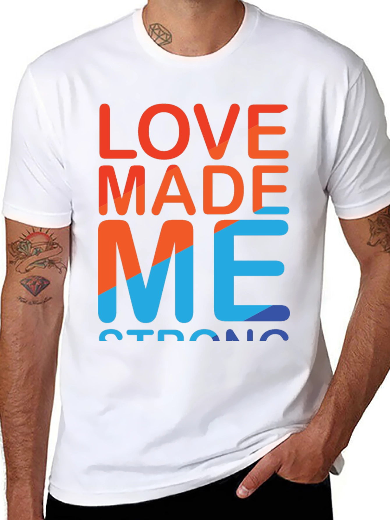 Love Made Me Strong Graphic Tee