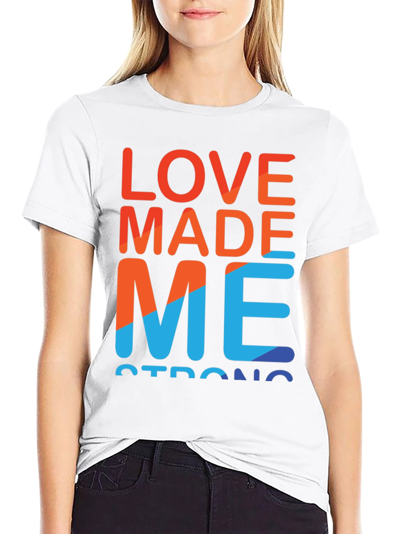 Love Made Me Strong Graphic Tee