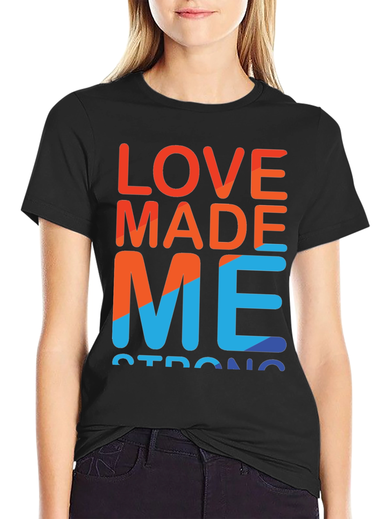 Love Made Me Strong Graphic Tee