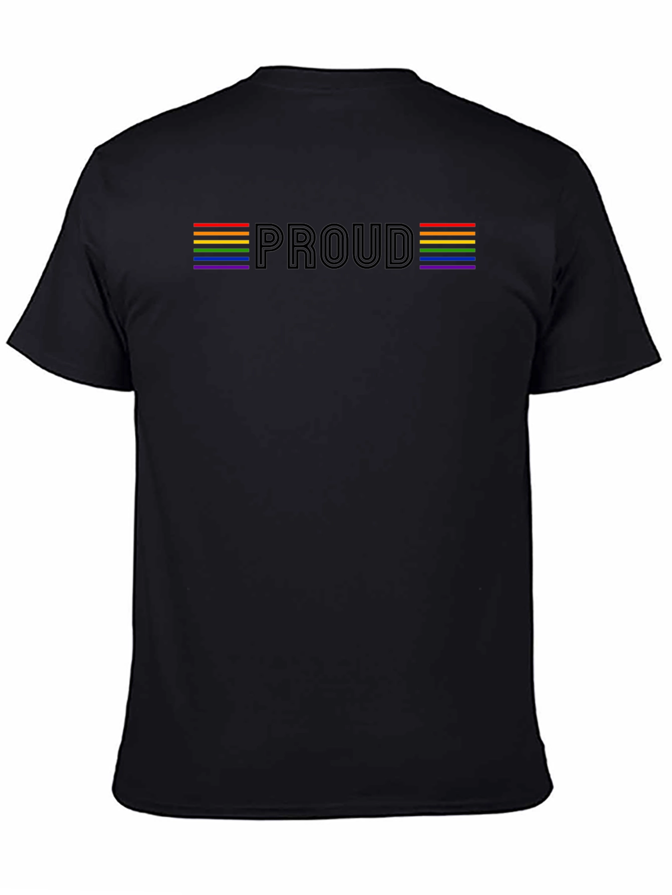 Pride Proud T-Shirt - Rainbow LGBTQ Support