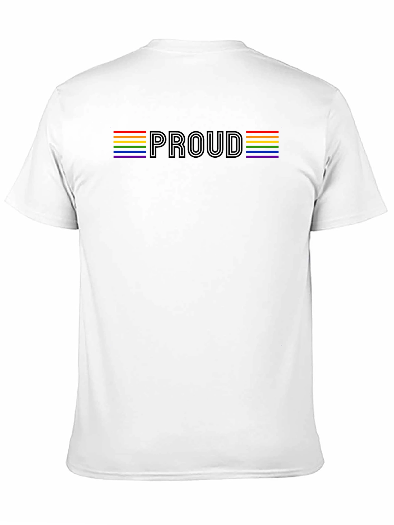 Pride Proud T-Shirt - Rainbow LGBTQ Support
