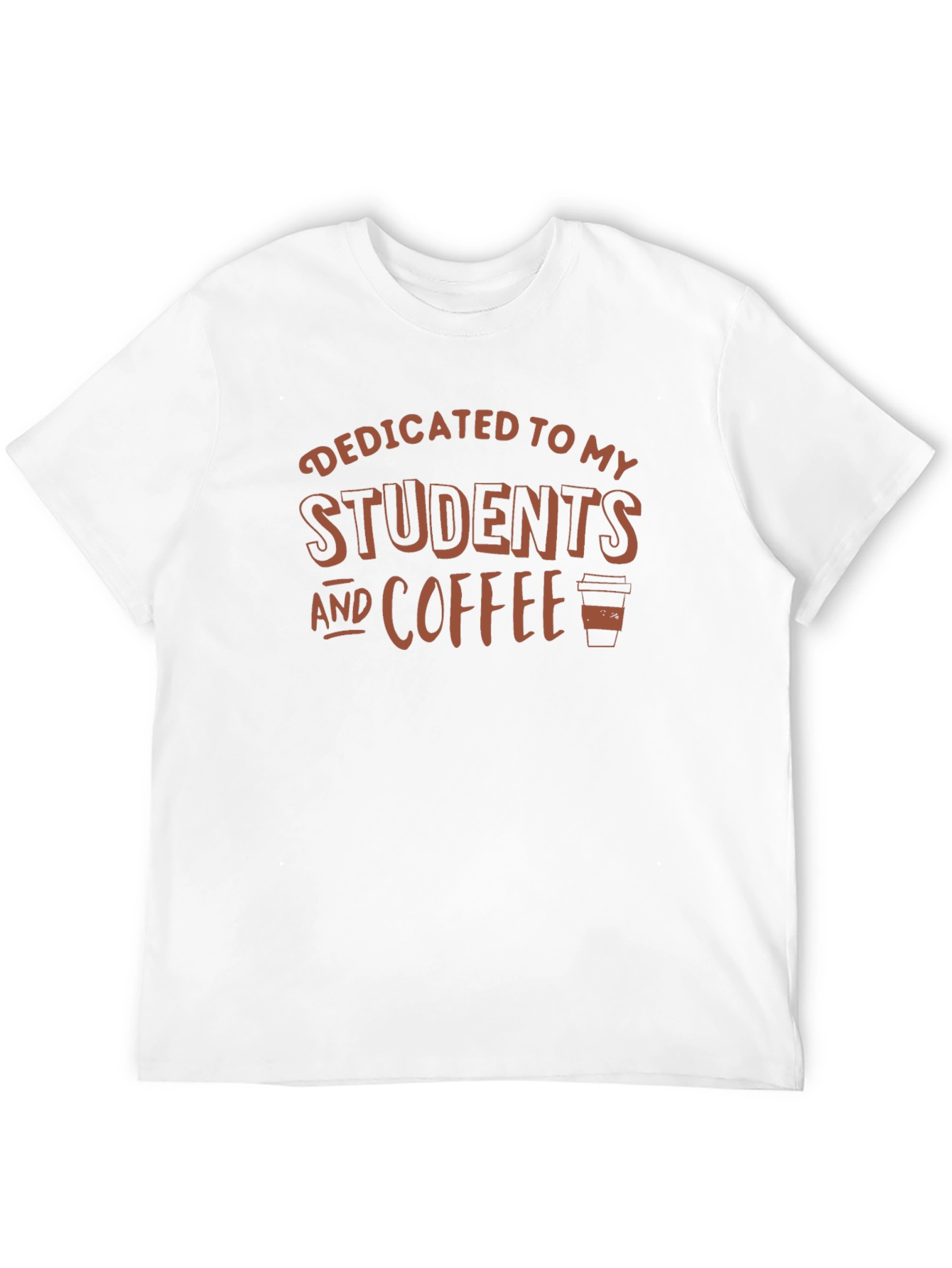 Dedicated To My Students And Coffee Black T-Shirt