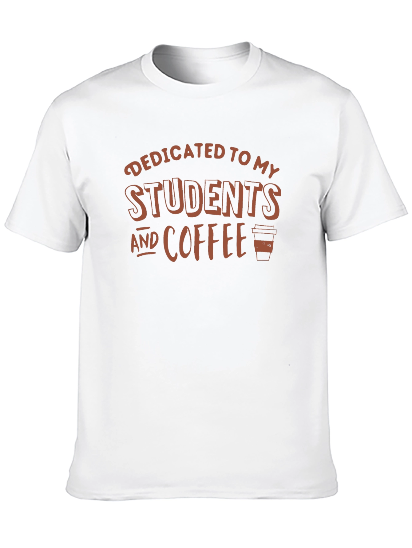 Dedicated To My Students And Coffee Black T-Shirt