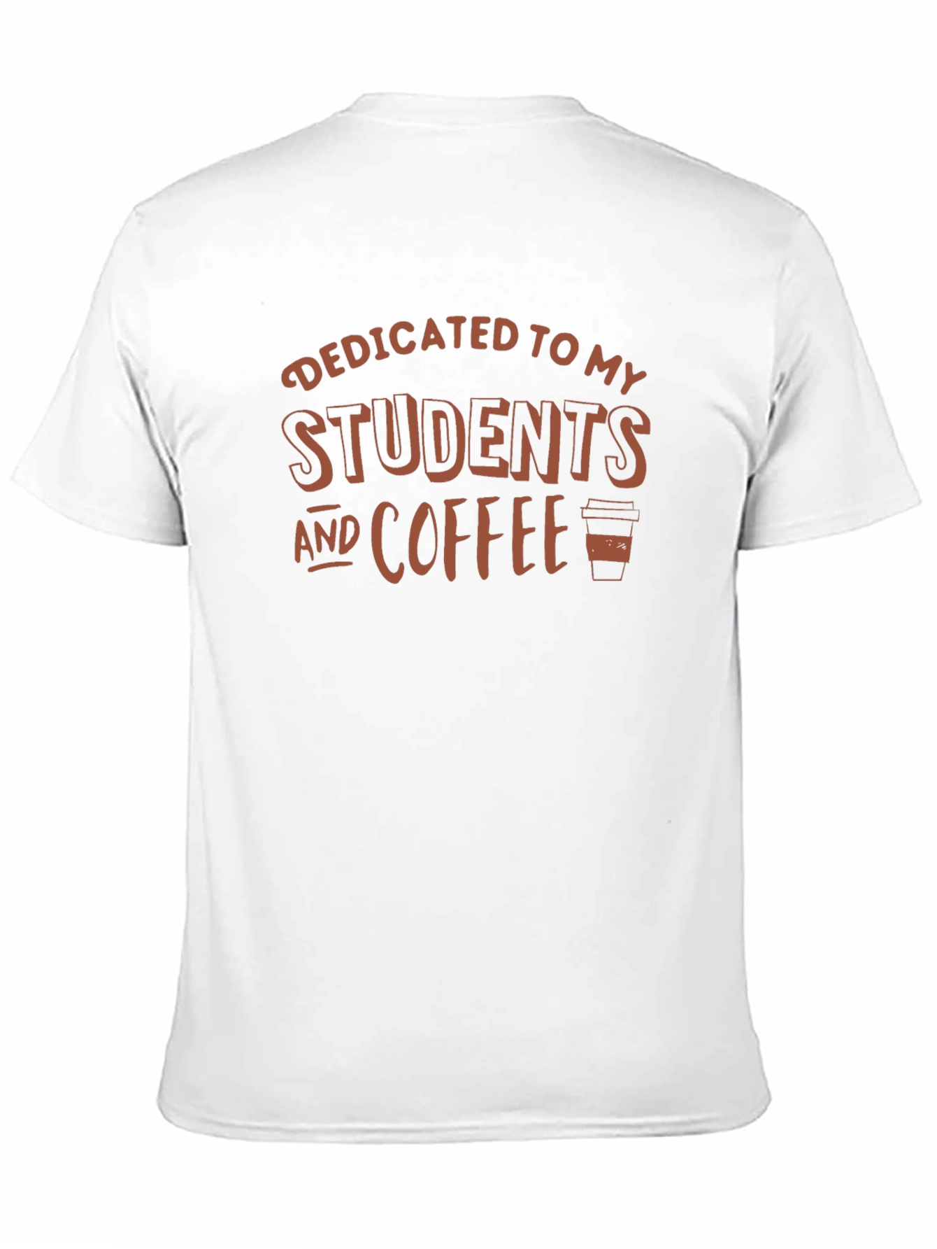 Dedicated To My Students And Coffee Black T-Shirt